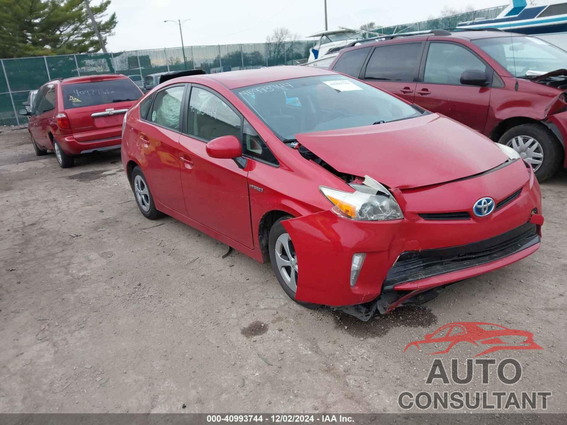 TOYOTA PRIUS 2013 - JTDKN3DU1D0355614