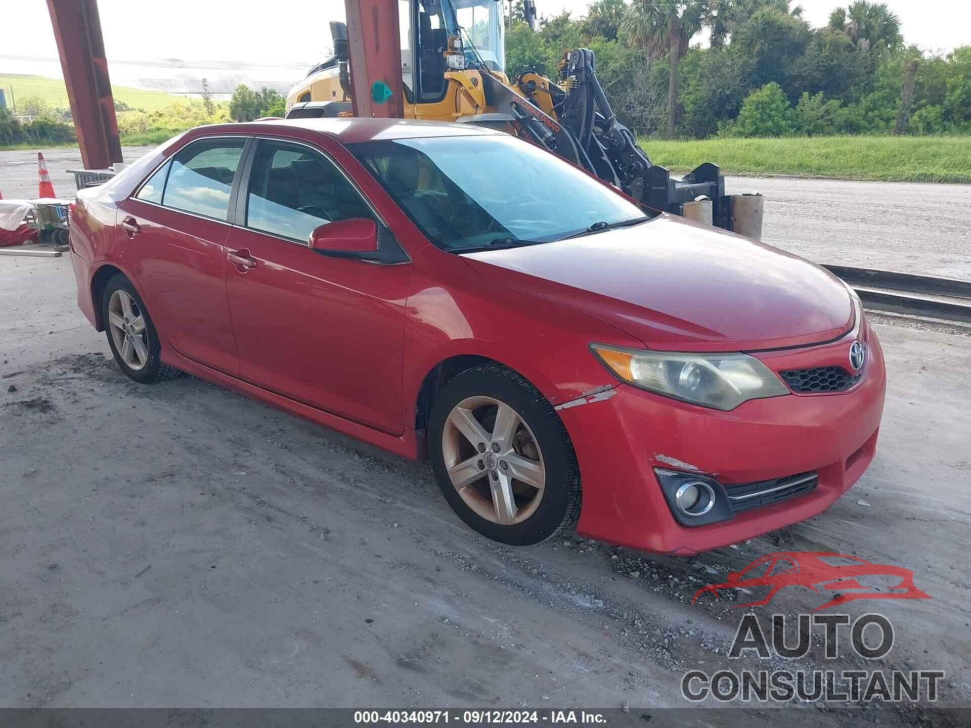 TOYOTA CAMRY 2012 - 4T1BF1FK6CU615344