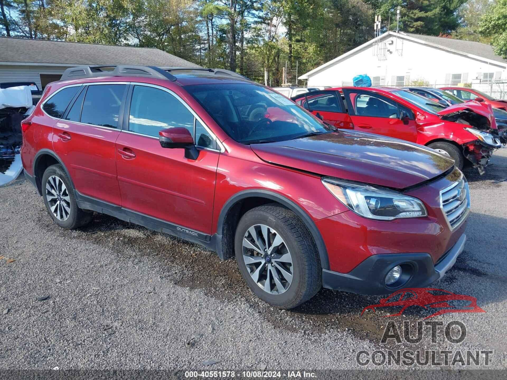 SUBARU OUTBACK 2016 - 4S4BSENC8G3350452