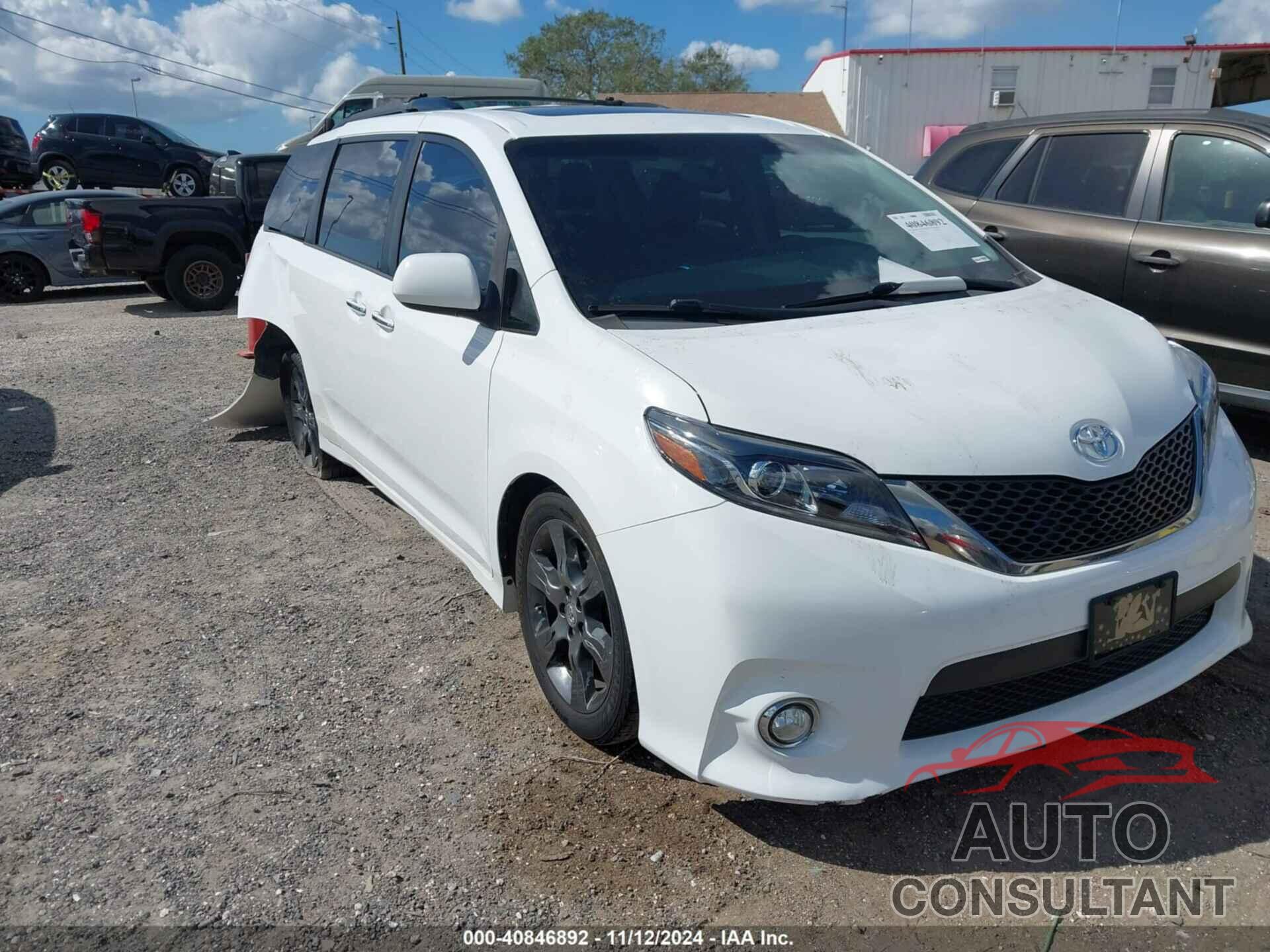 TOYOTA SIENNA 2016 - 5TDXK3DC0GS730867