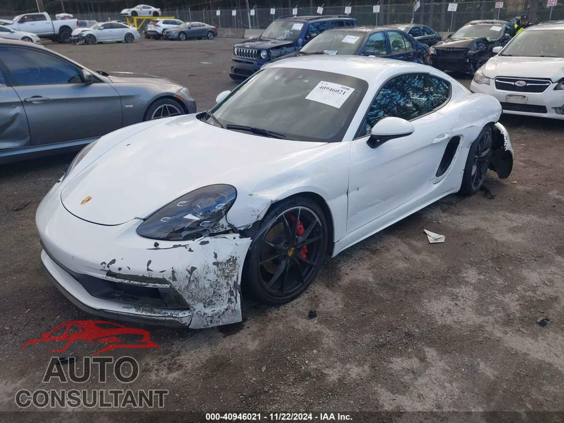 PORSCHE 718 CAYMAN 2018 - WP0AB2A85JS278512