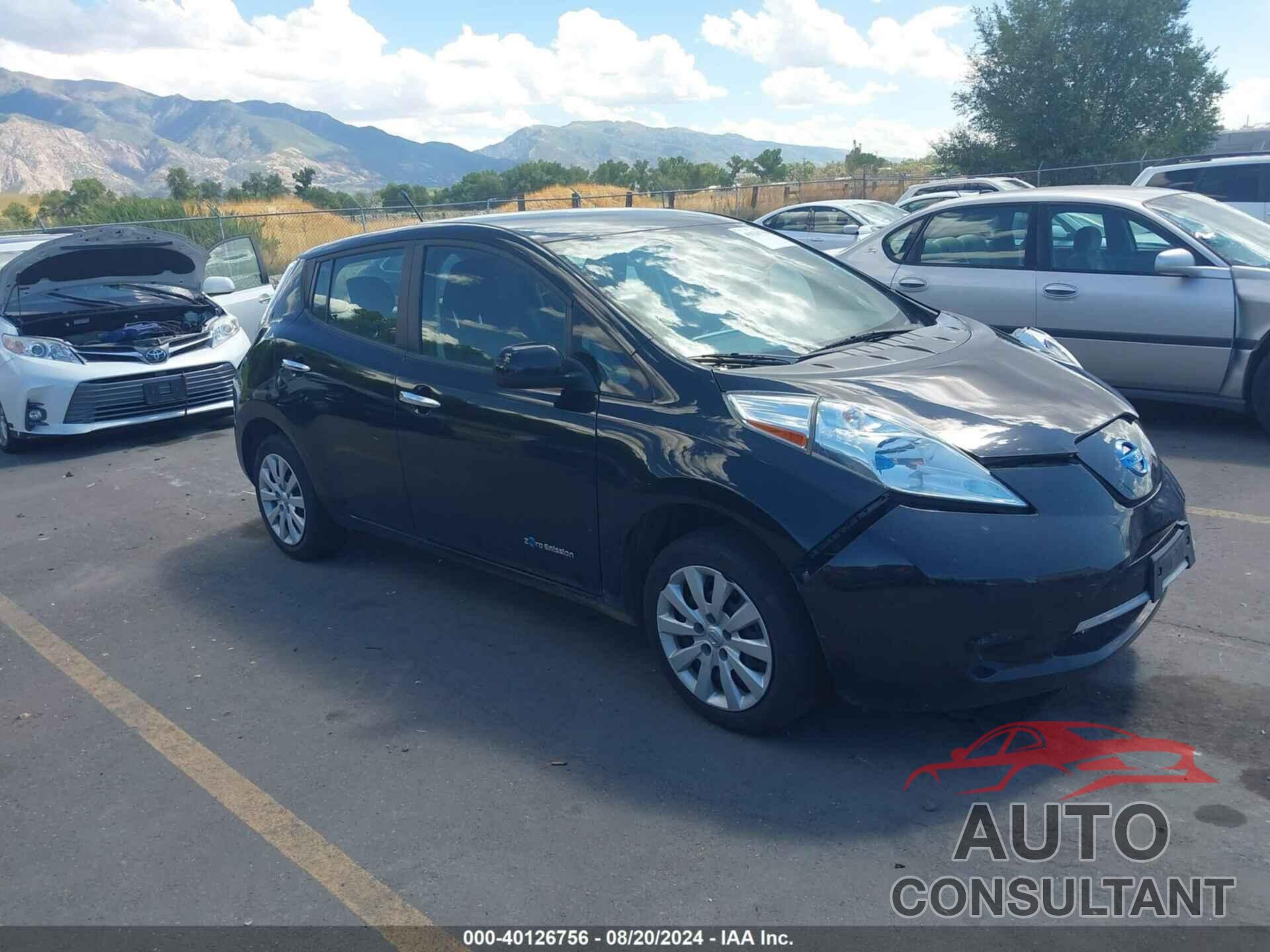 NISSAN LEAF 2013 - 1N4AZ0CP8DC400126
