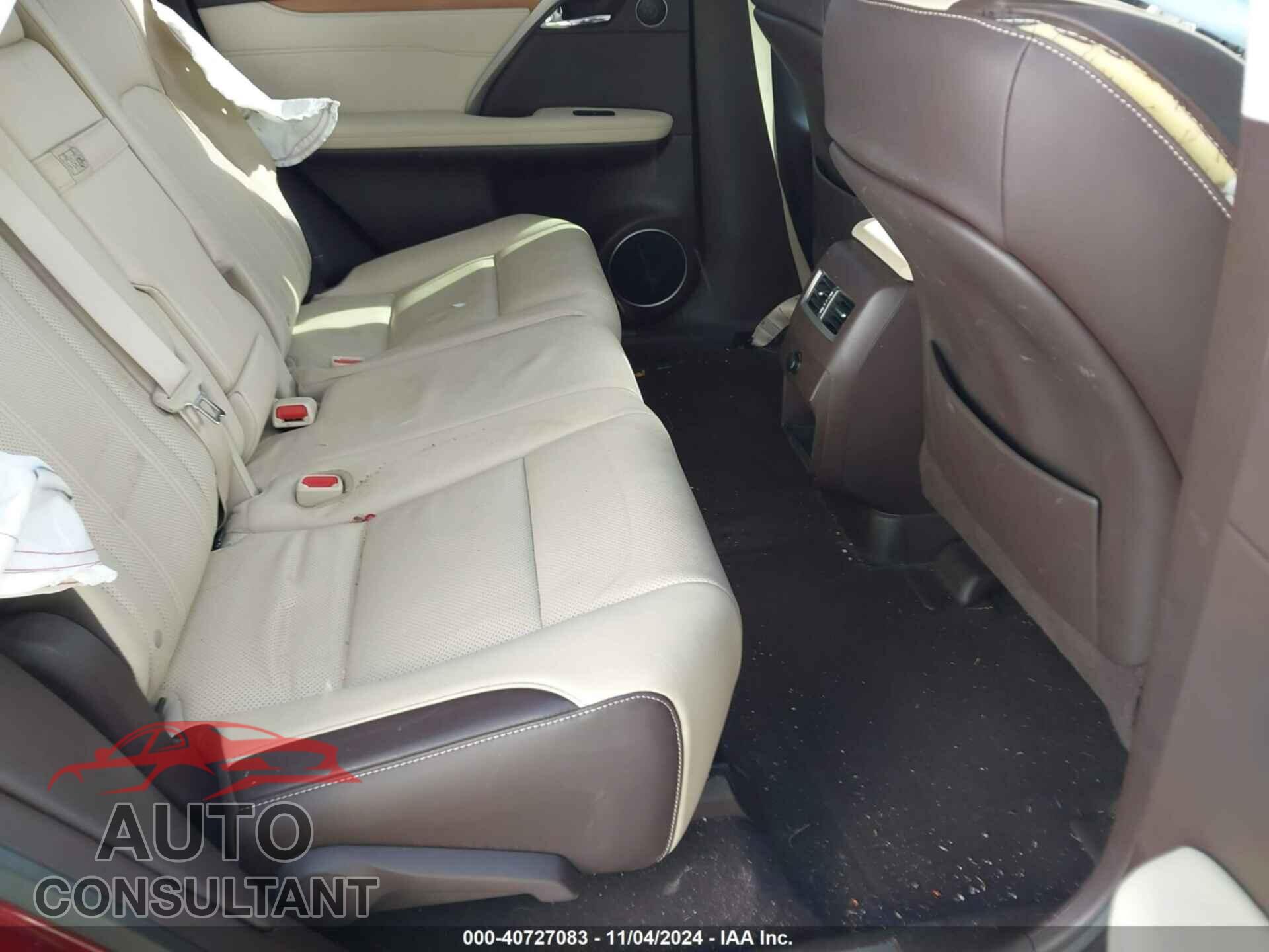 LEXUS RX 350 2017 - 2T2BZMCA2HC087570