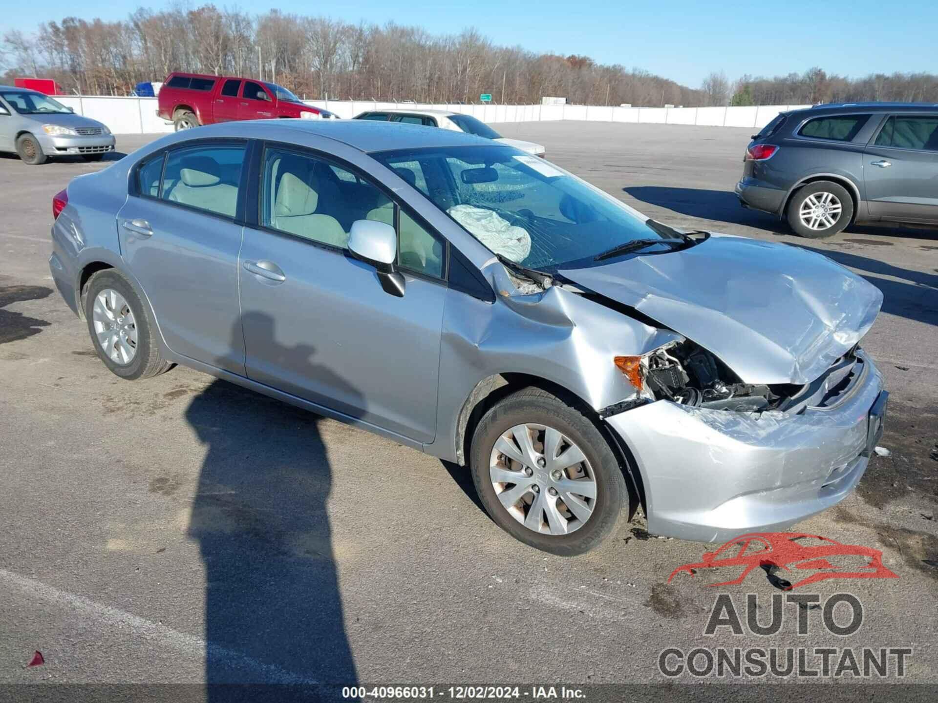 HONDA CIVIC 2012 - 2HGFB2F51CH559139