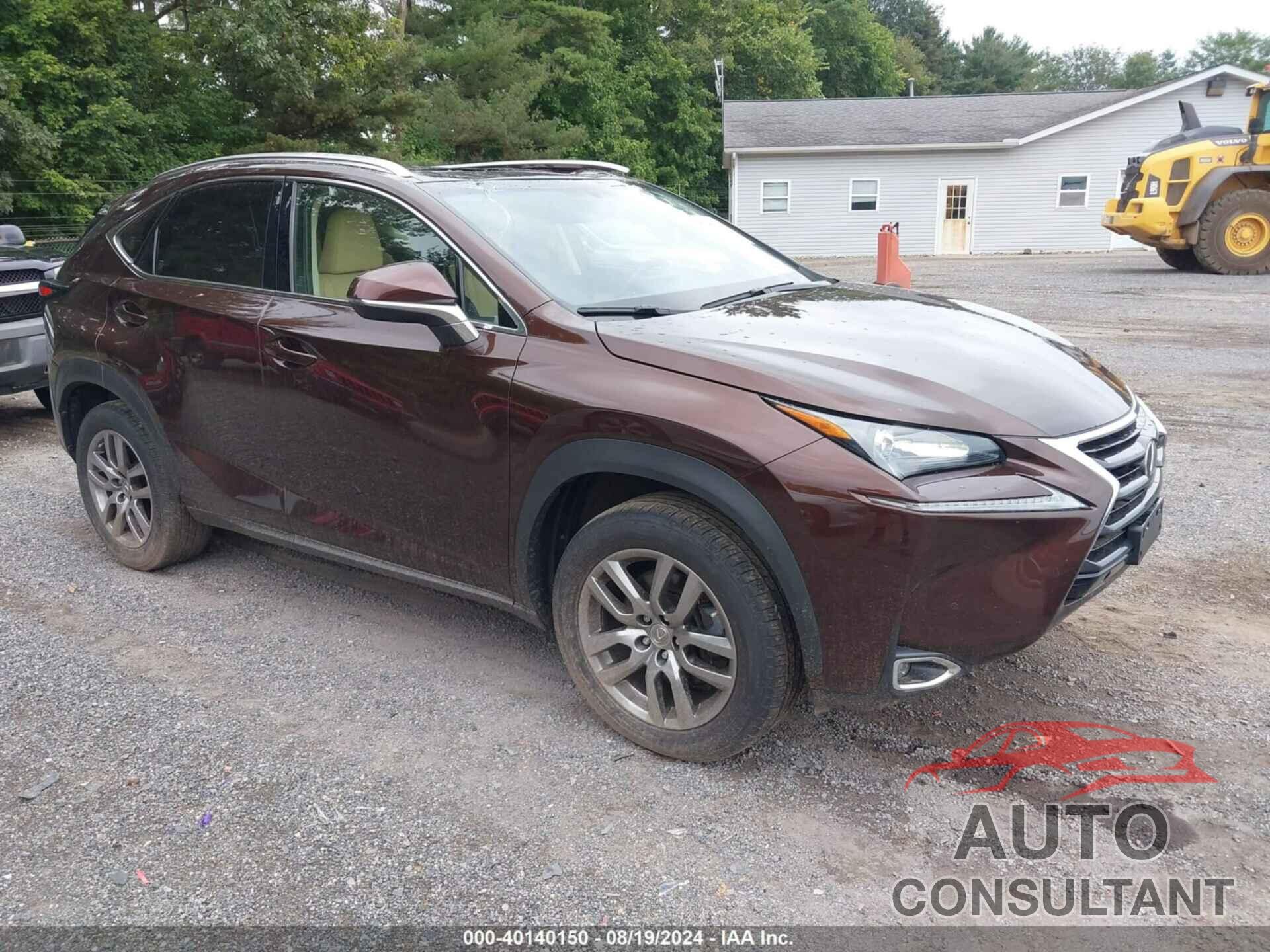 LEXUS NX 200T 2016 - JTJBARBZ3G2059108