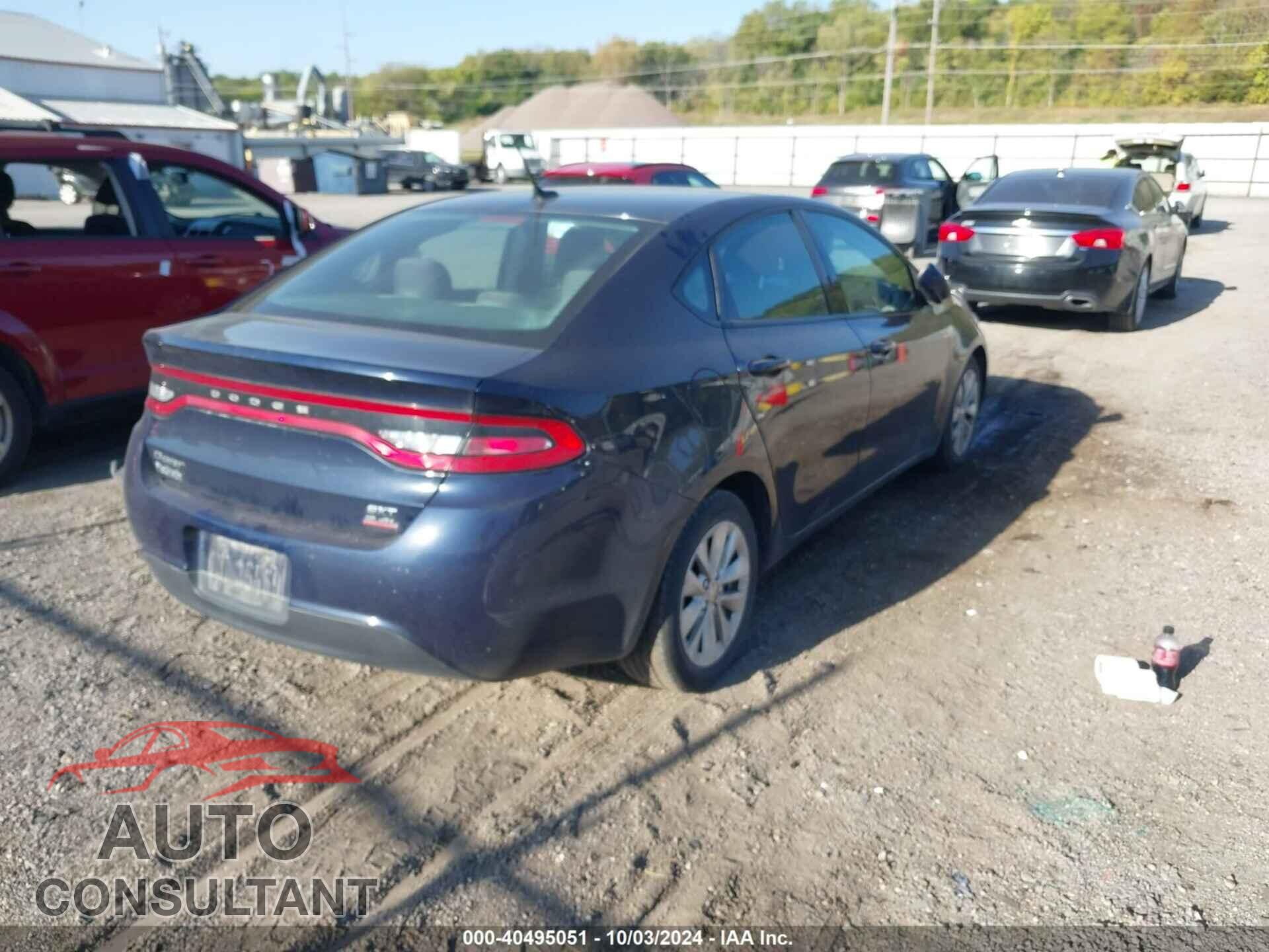 DODGE DART 2014 - 1C3CDFBB4ED677981