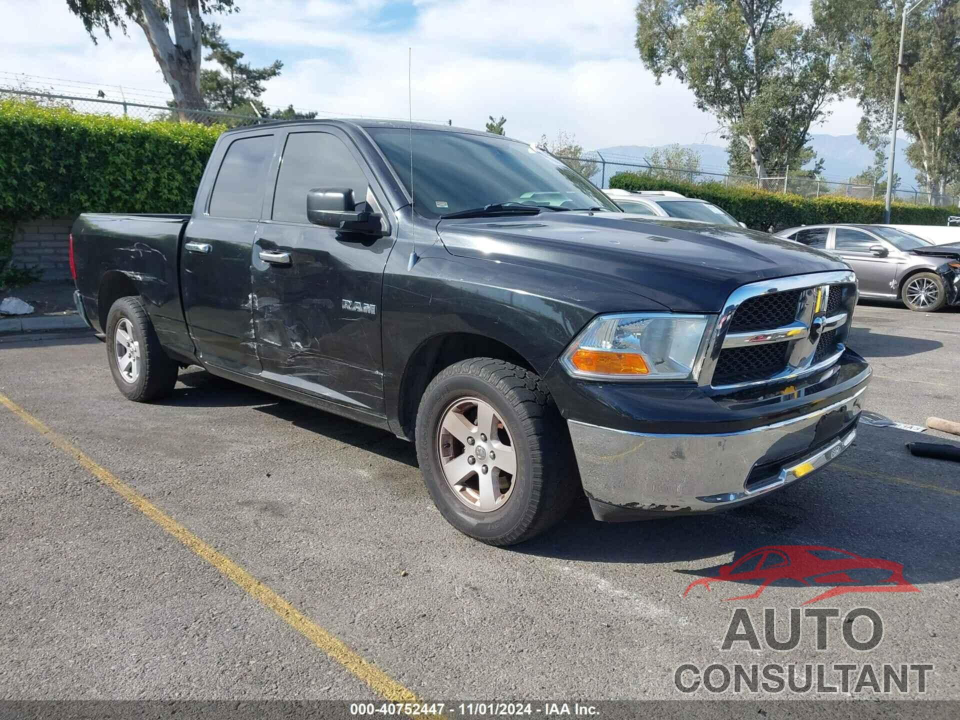 DODGE RAM 1500 2009 - 1D3HB18P69S800640