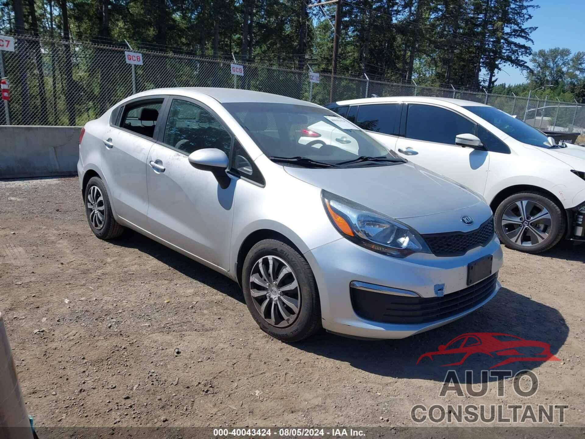 KIA RIO 2017 - KNADM4A36H6035914