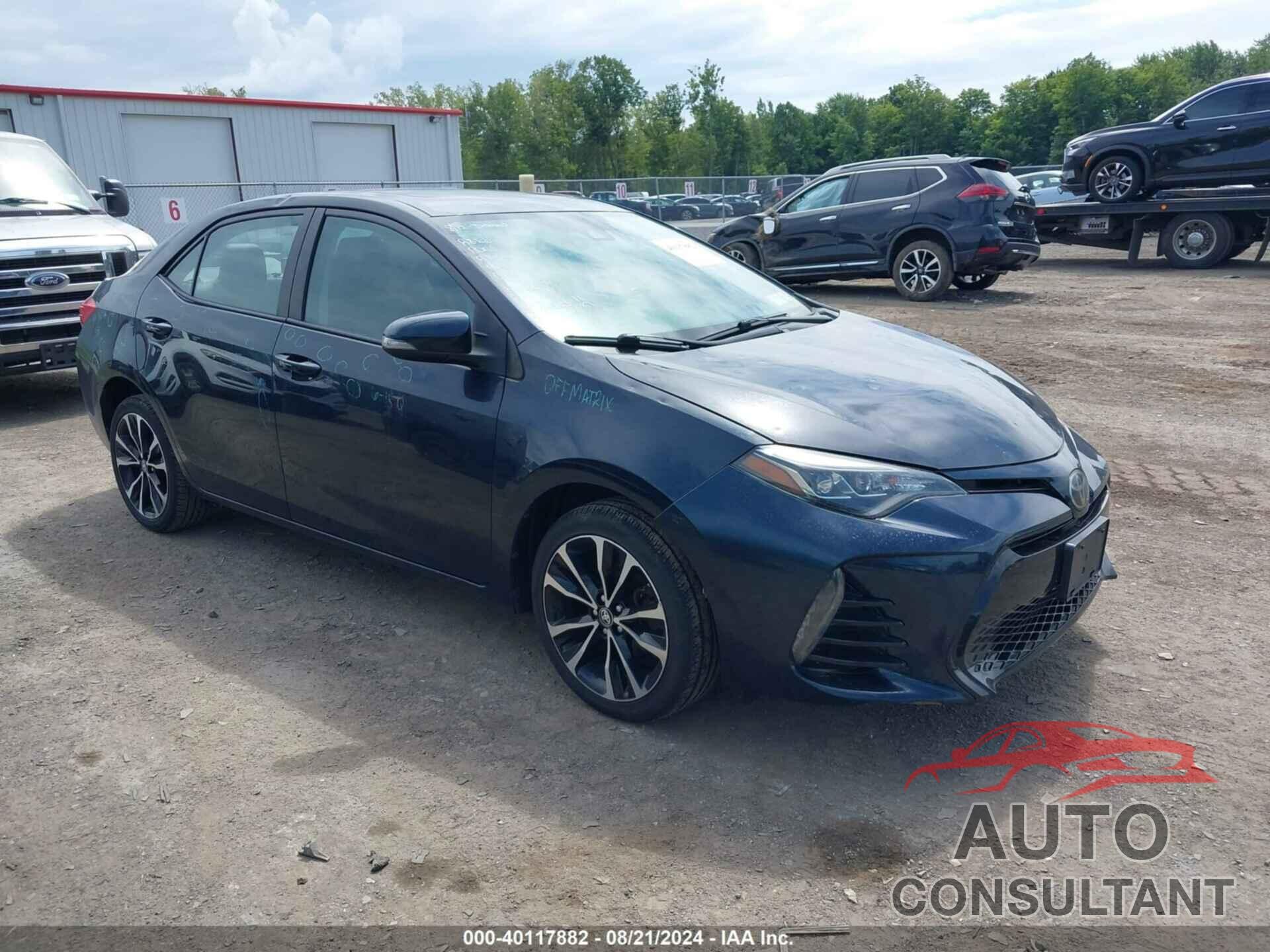 TOYOTA COROLLA 2018 - 2T1BURHEXJC030647