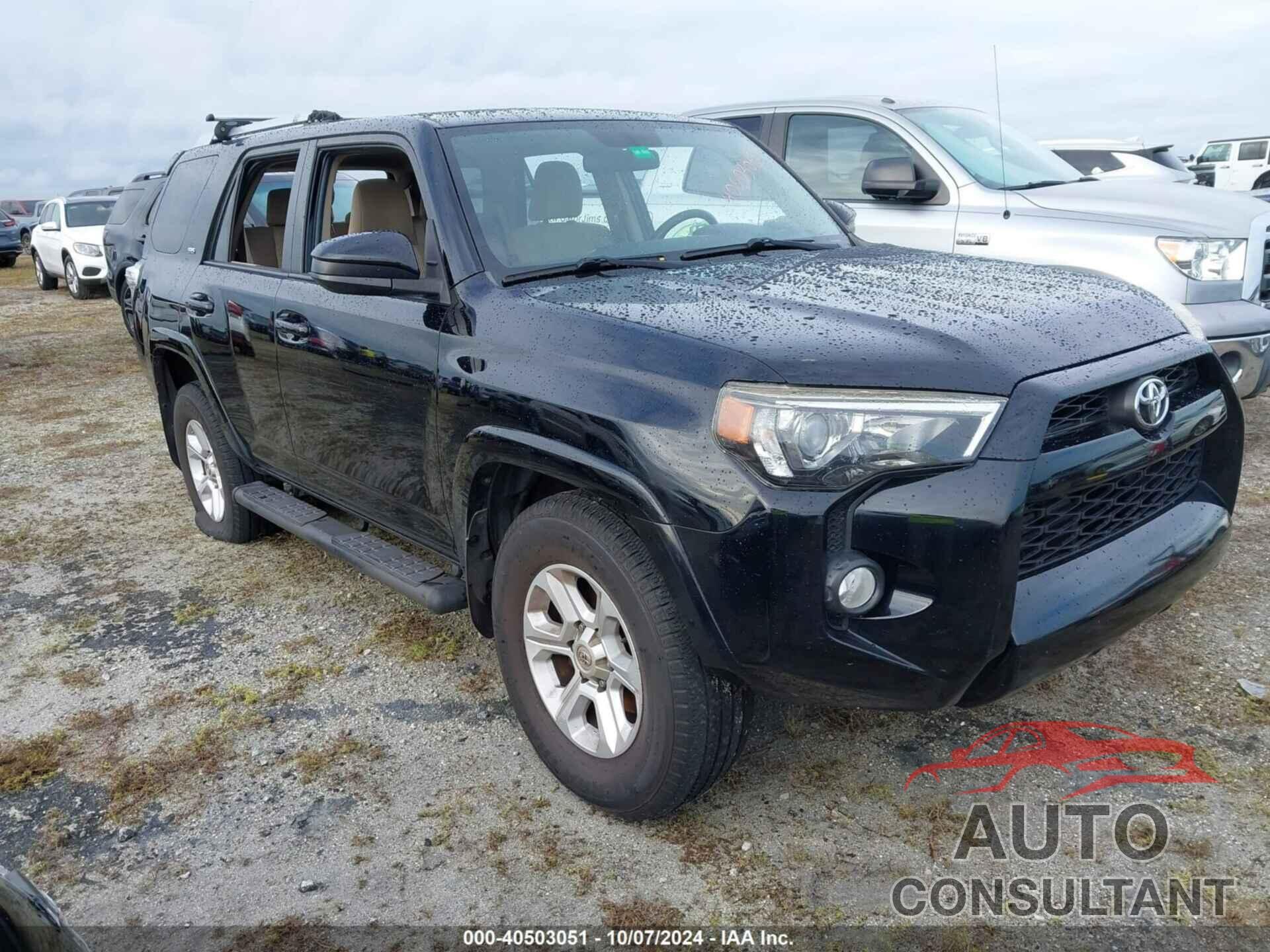 TOYOTA 4RUNNER 2017 - JTEZU5JR6H5152199