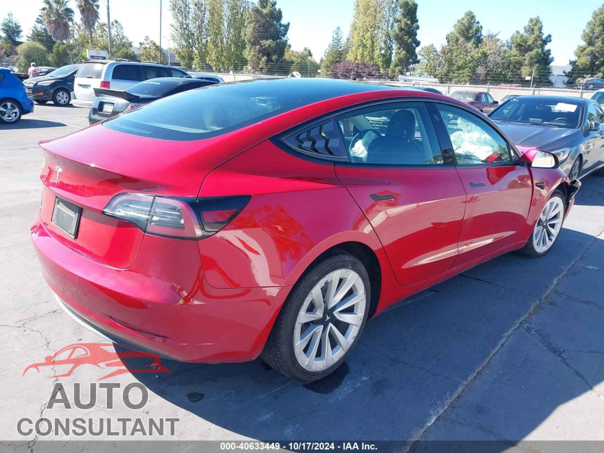 TESLA MODEL 3 2021 - 5YJ3E1EA9MF874604