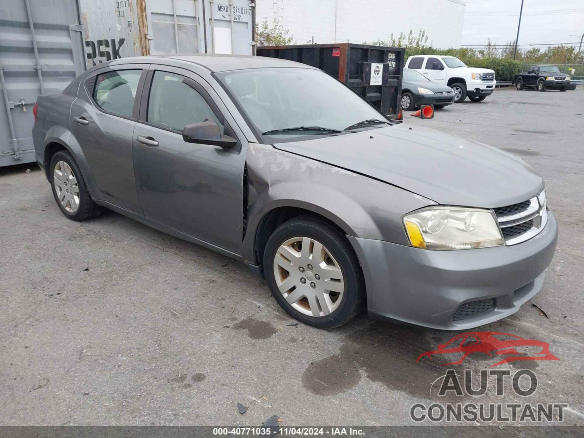 DODGE AVENGER 2013 - 1C3CDZAB9DN690737