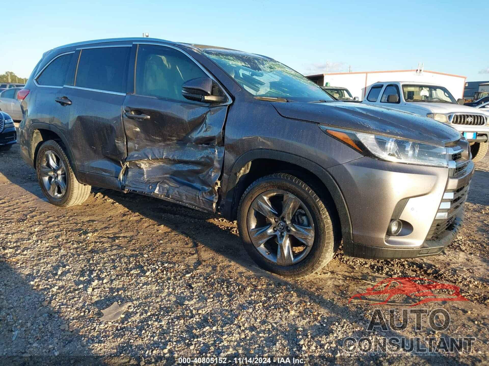 TOYOTA HIGHLANDER 2018 - 5TDYZRFH5JS284220