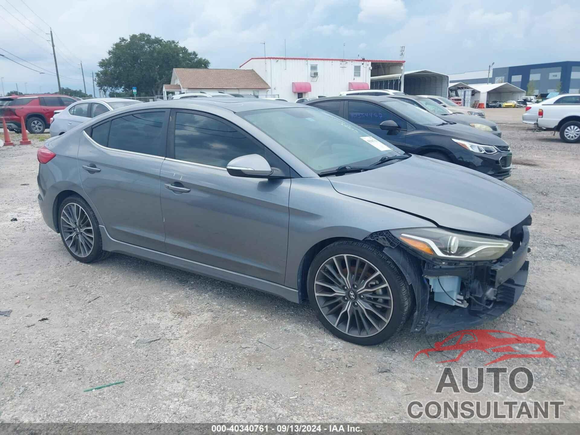 HYUNDAI ELANTRA 2018 - KMHD04LB2JU576734