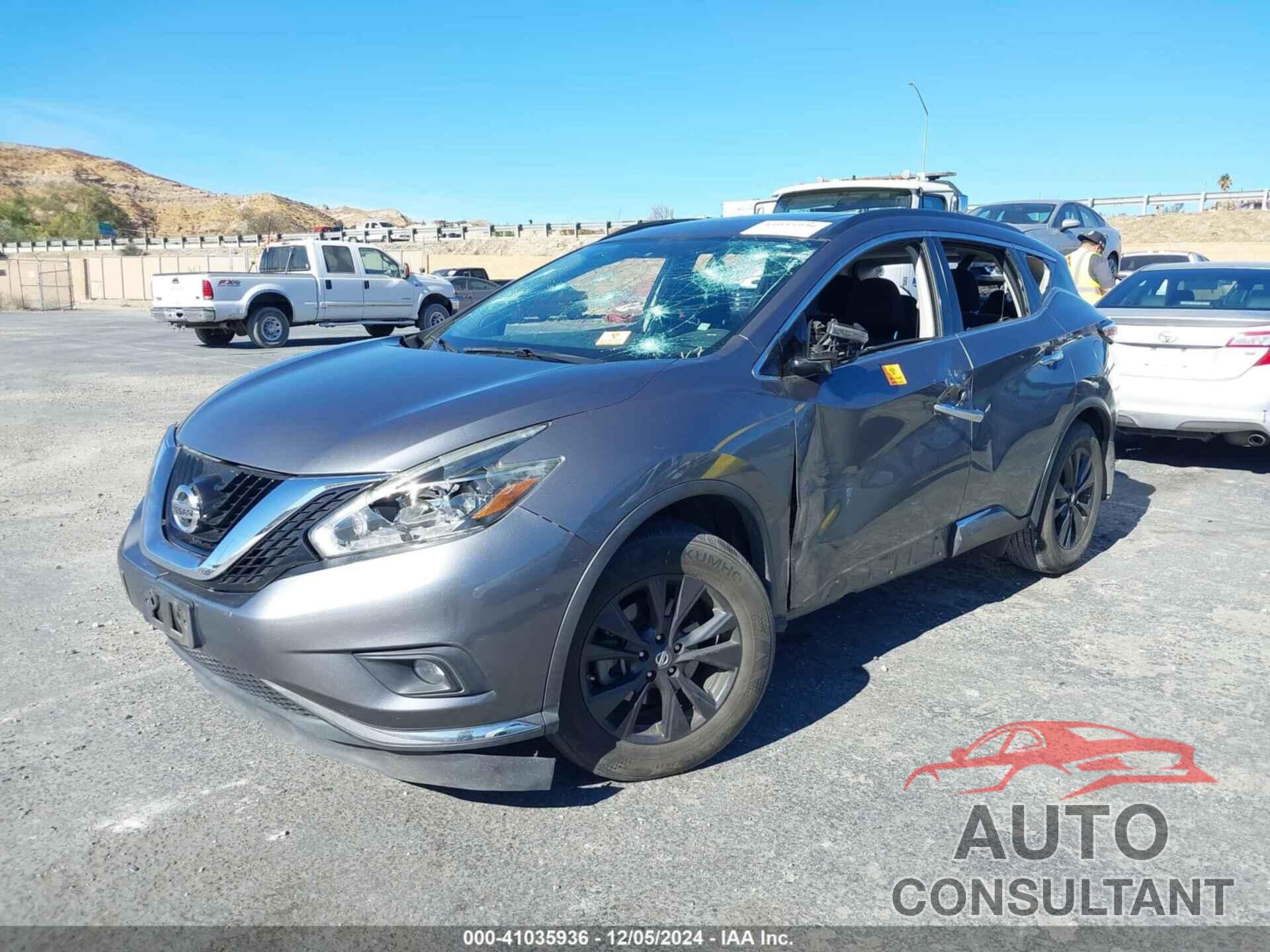 NISSAN MURANO 2018 - 5N1AZ2MG5JN103816