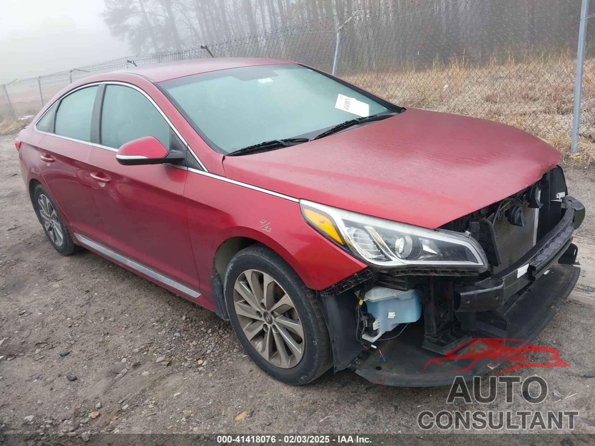 HYUNDAI SONATA 2016 - 5NPE34AFXGH282250