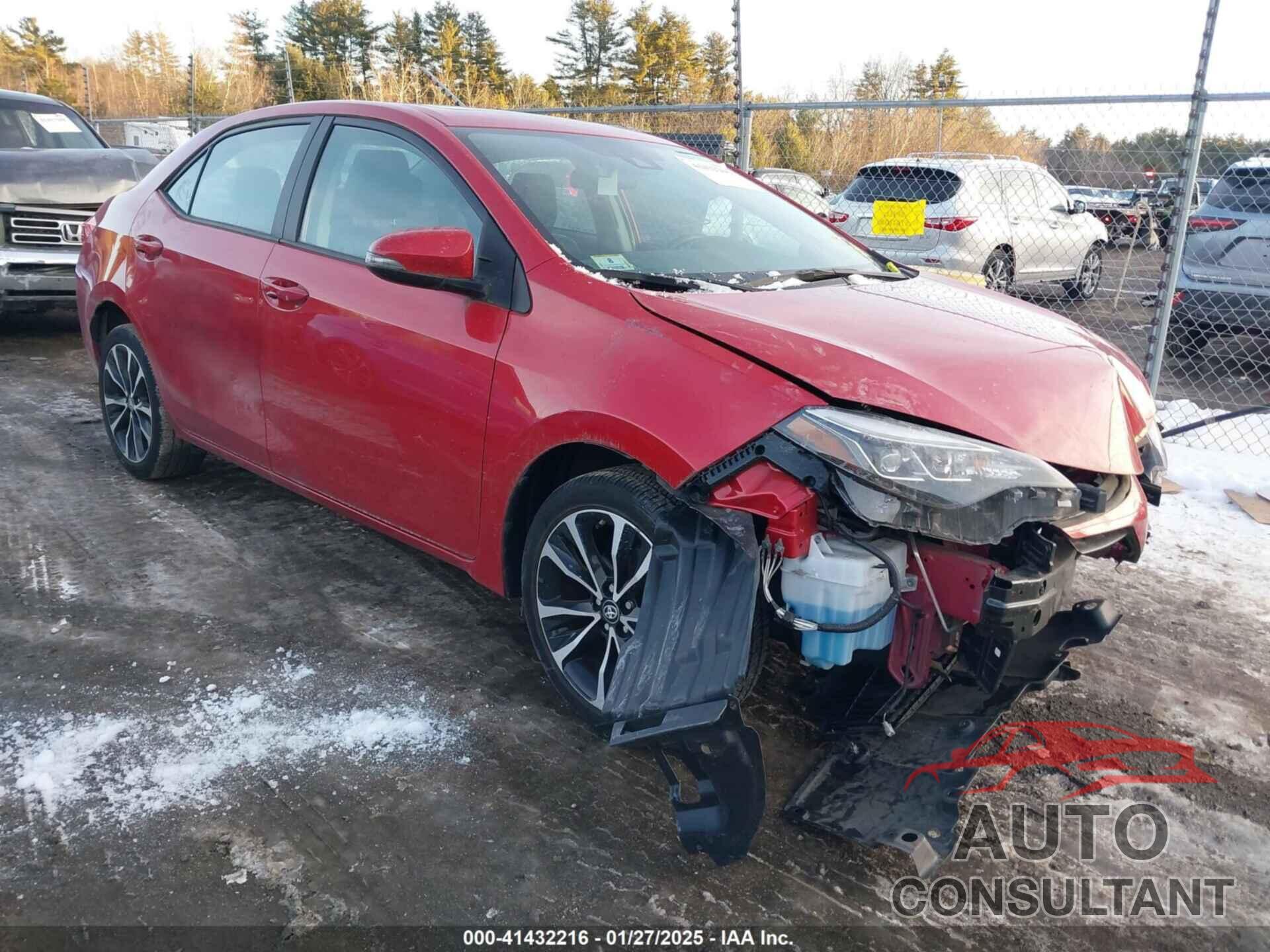 TOYOTA COROLLA 2018 - 2T1BURHEXJC082814