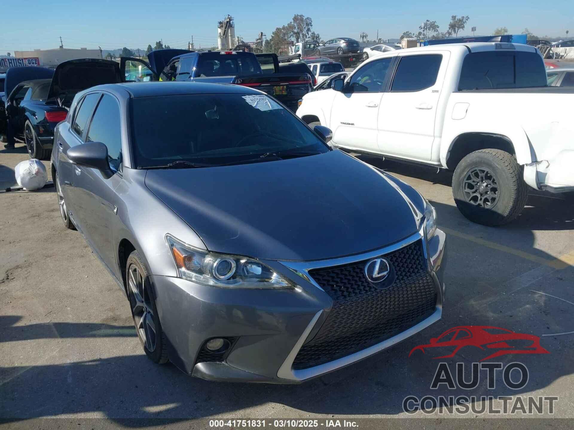 LEXUS CT 200H 2015 - JTHKD5BH6F2249122