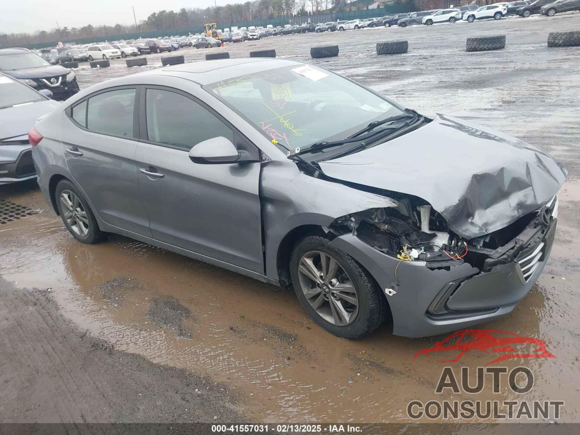 HYUNDAI ELANTRA 2017 - KMHD84LF6HU275504