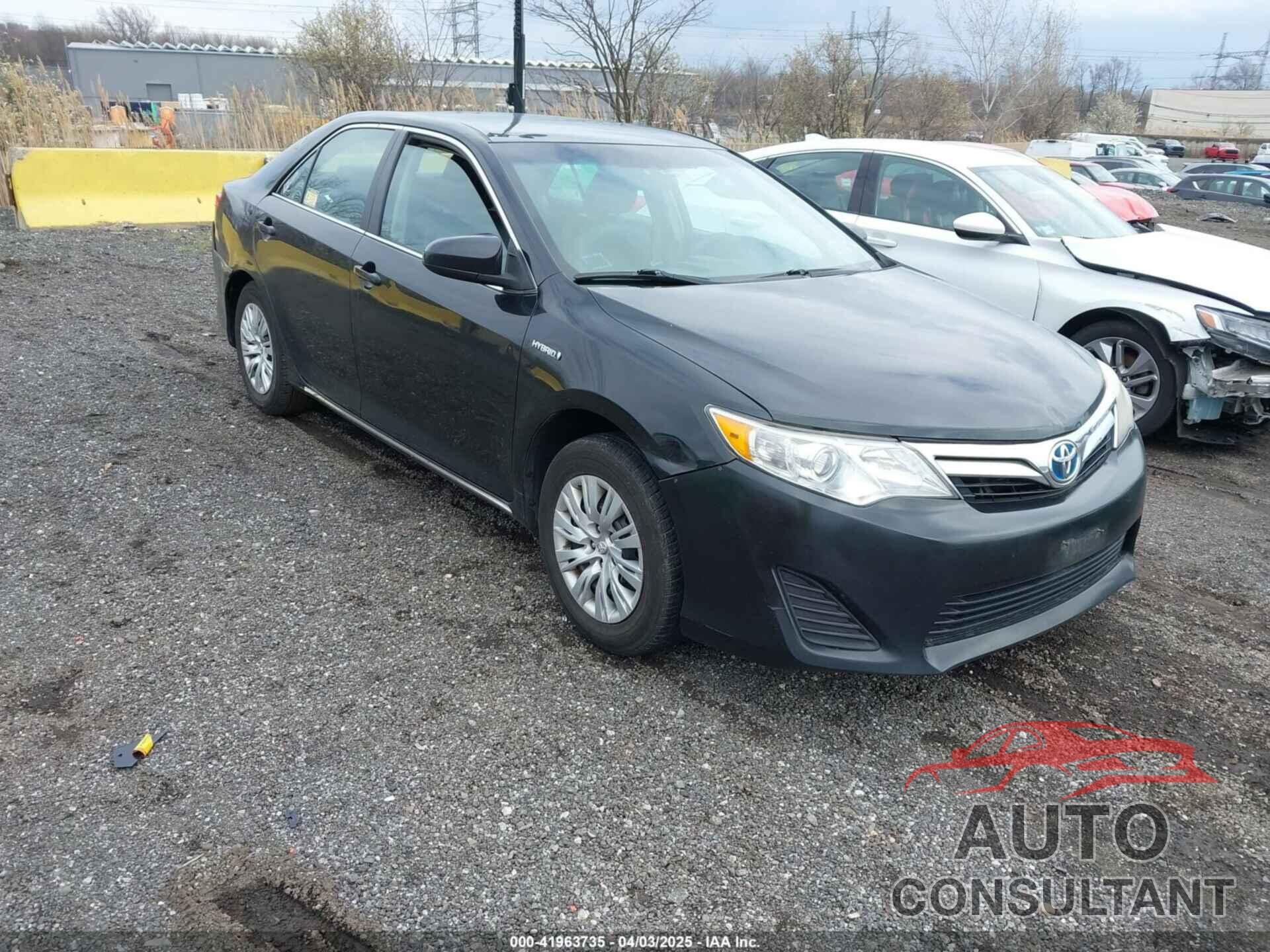 TOYOTA CAMRY HYBRID 2014 - 4T1BD1FK2EU126898