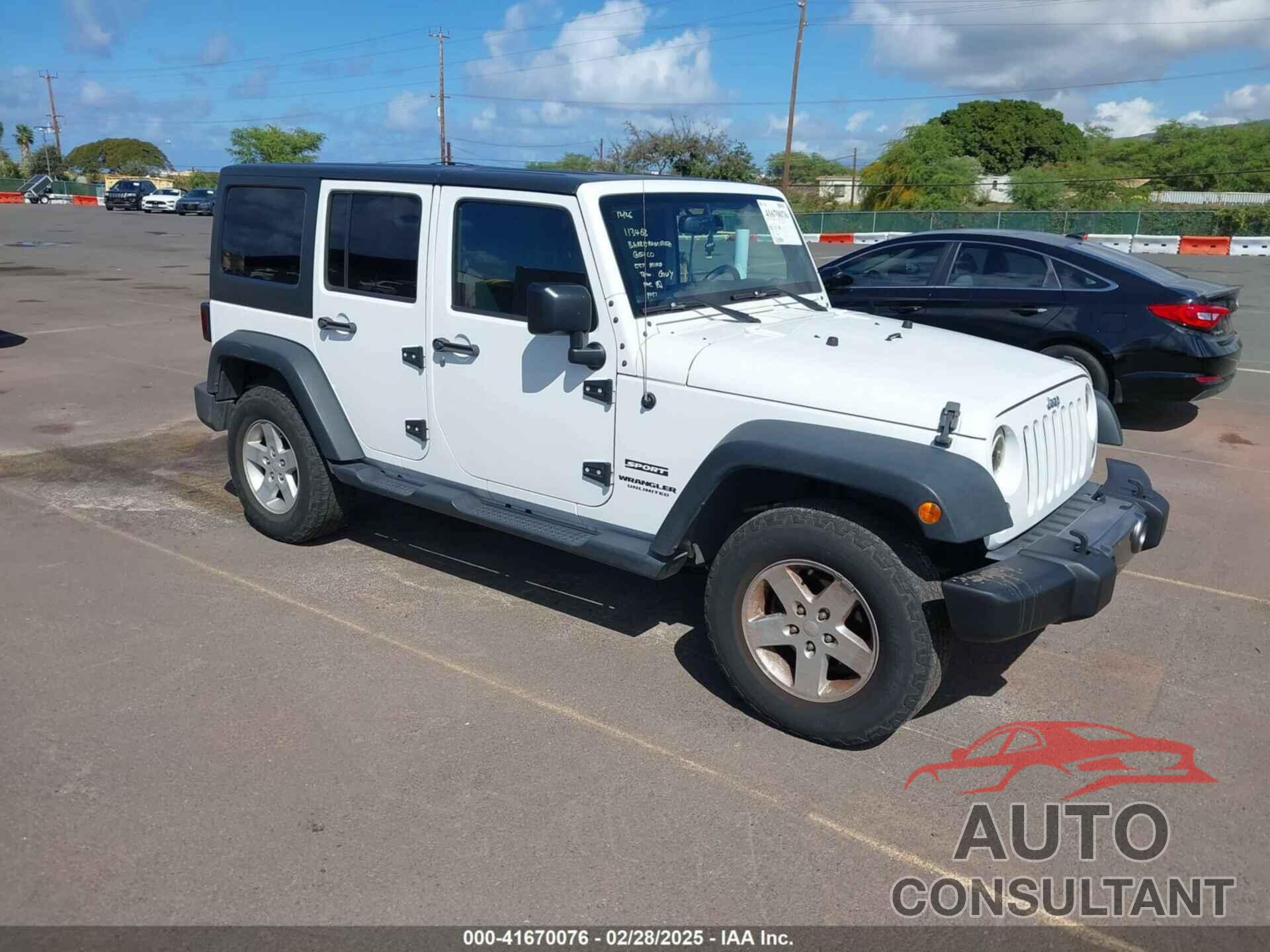 JEEP WRANGLER UNLIMITED 2016 - 1C4BJWDGXGL238558
