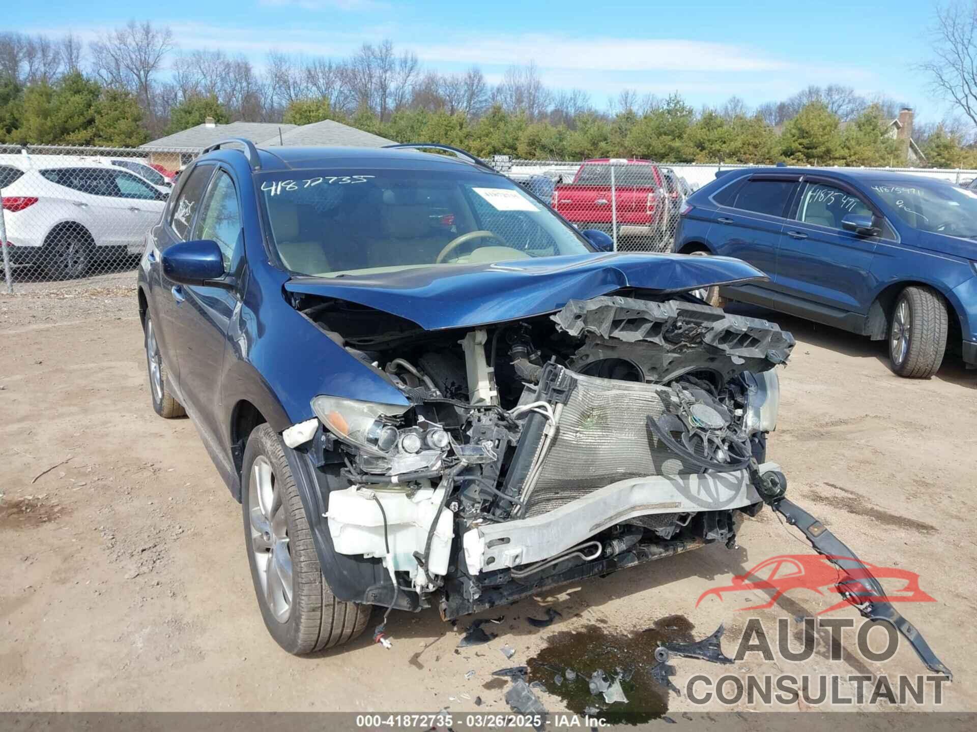 NISSAN MURANO 2010 - JN8AZ1MW0AW102884