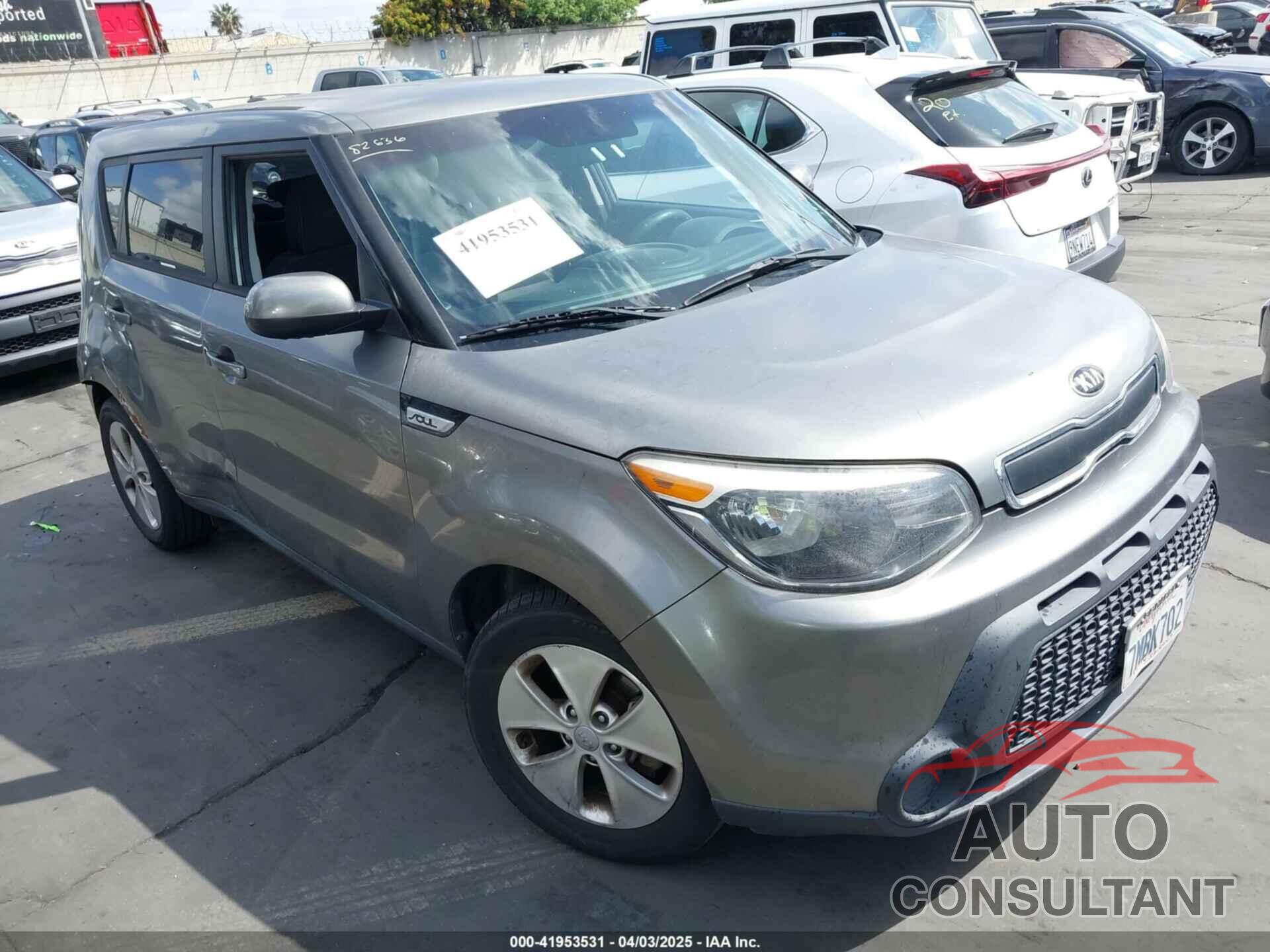 KIA SOUL 2015 - KNDJN2A28F7144543