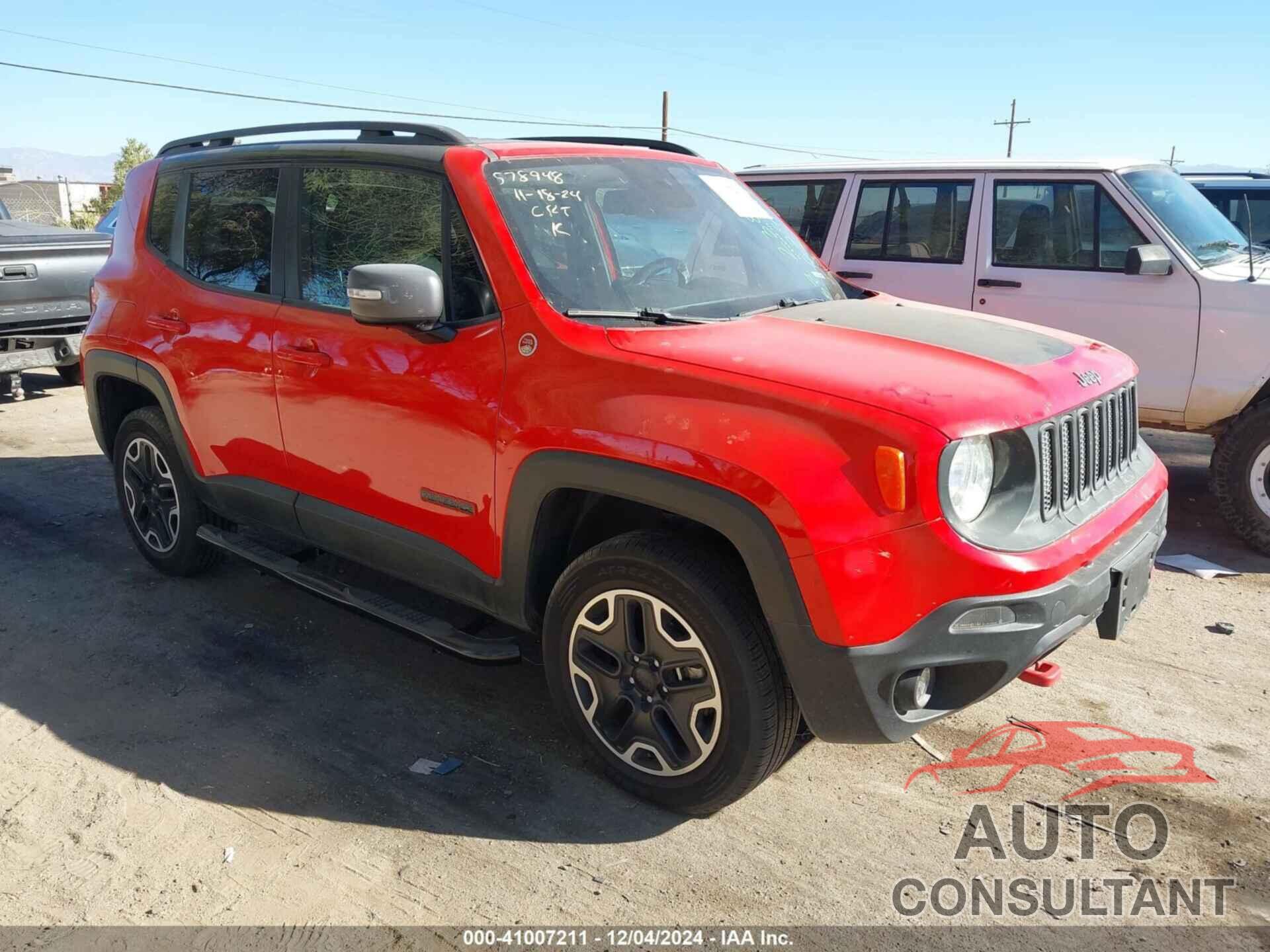 JEEP RENEGADE 2016 - ZACCJBCT0GPE29011
