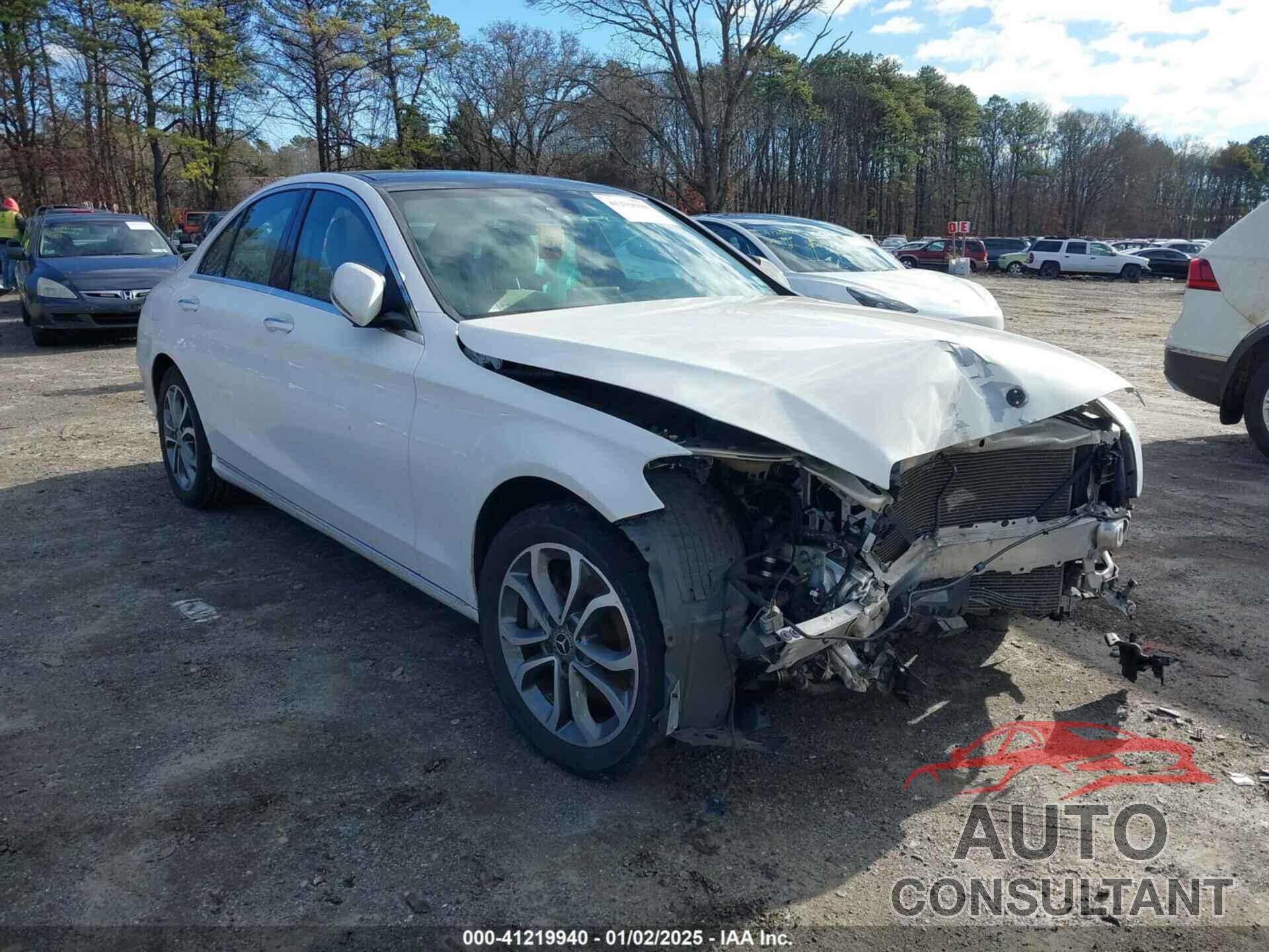MERCEDES-BENZ C 300 2018 - WDDWF4KB0JR371547