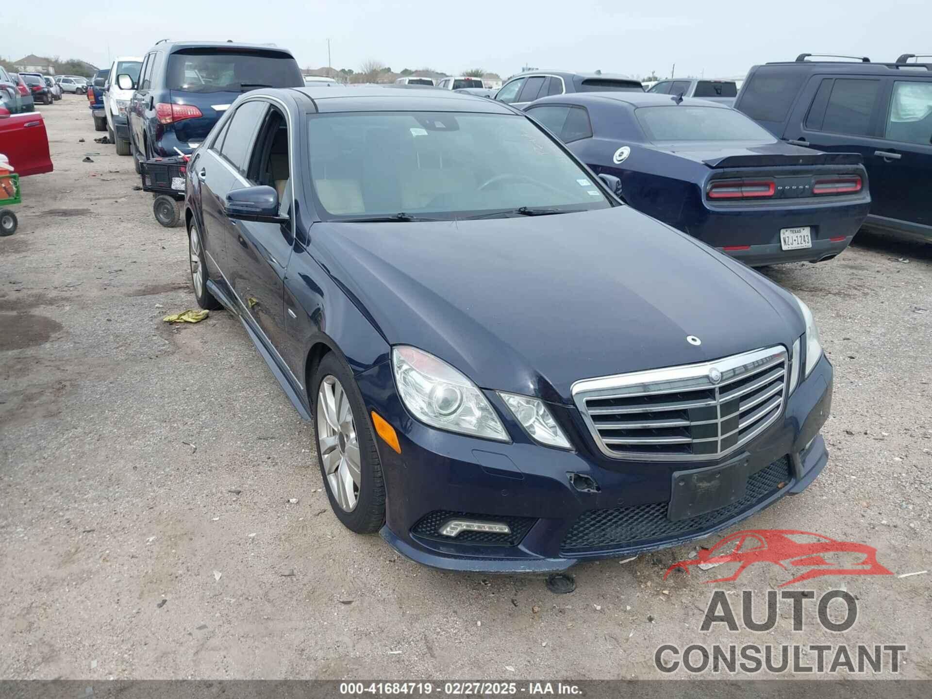 MERCEDES-BENZ E 350 BLUETEC 2011 - WDDHF2EB2BA347338