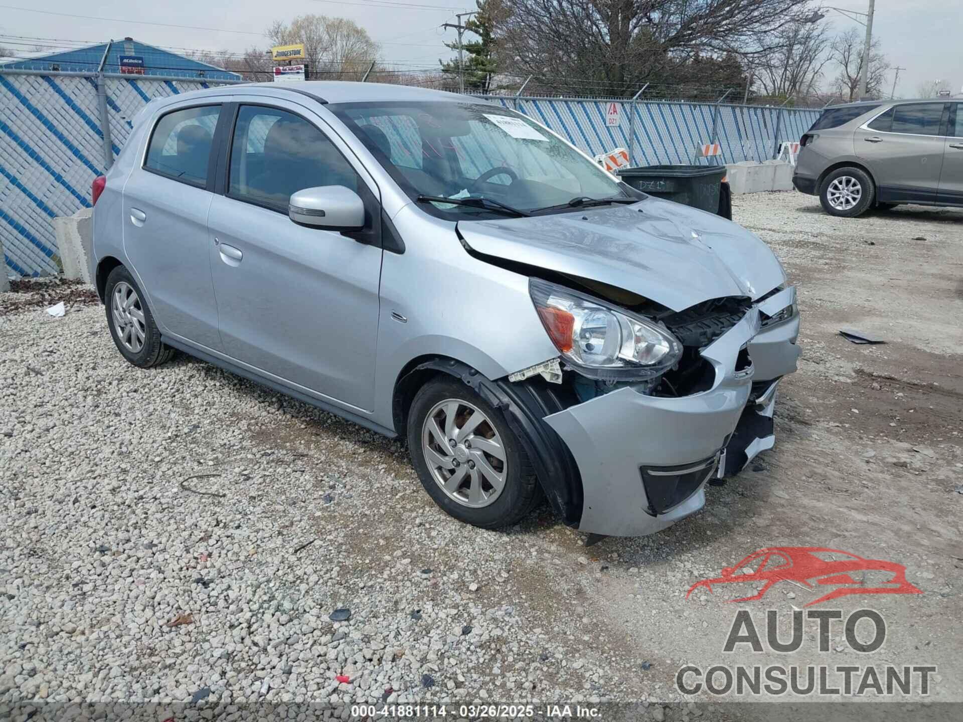 MITSUBISHI MIRAGE 2017 - ML32A4HJ5HH007973