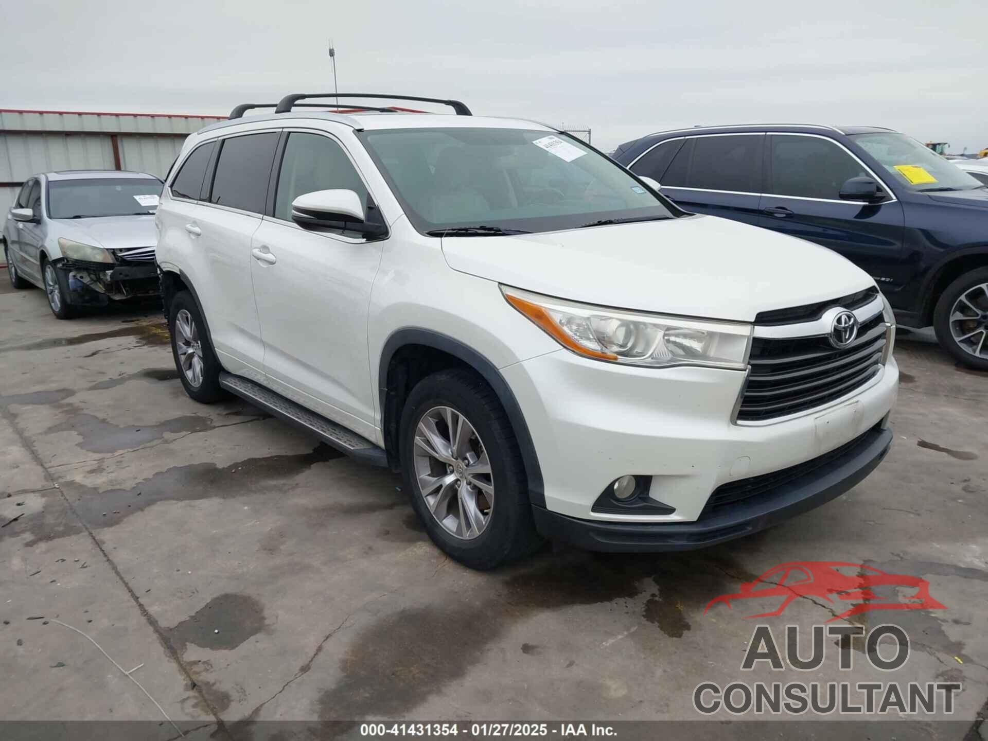 TOYOTA HIGHLANDER 2015 - 5TDKKRFH3FS062745
