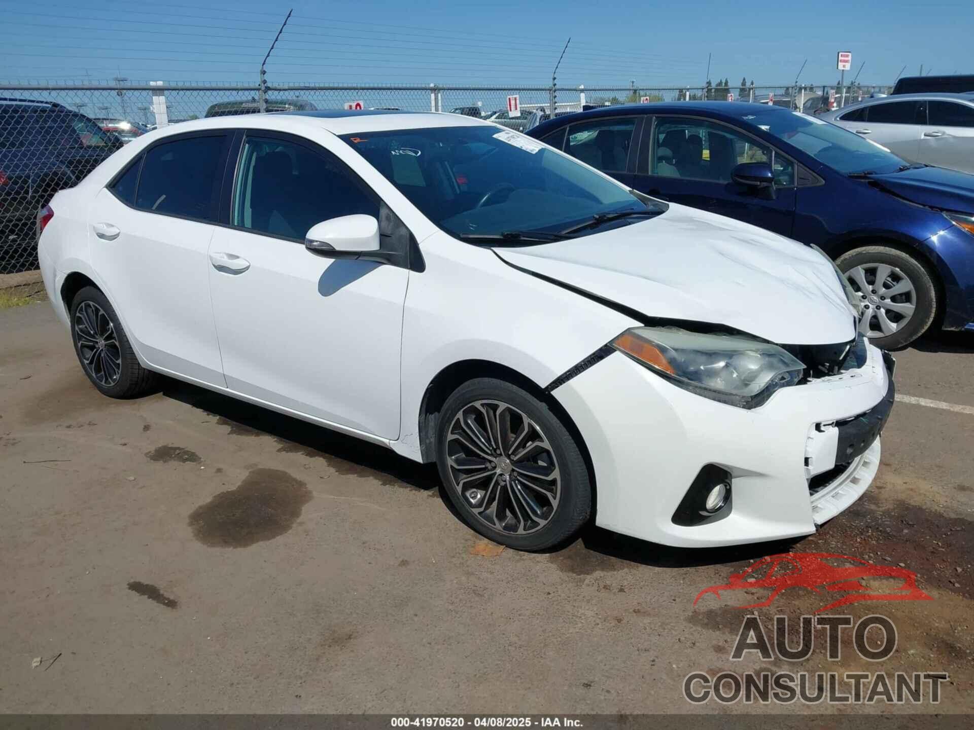 TOYOTA COROLLA 2015 - 2T1BURHE7FC248438