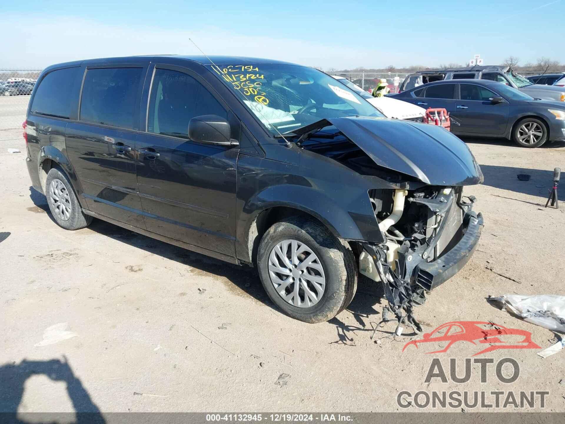 DODGE GRAND CARAVAN 2012 - 2C4RDGBG8CR257920