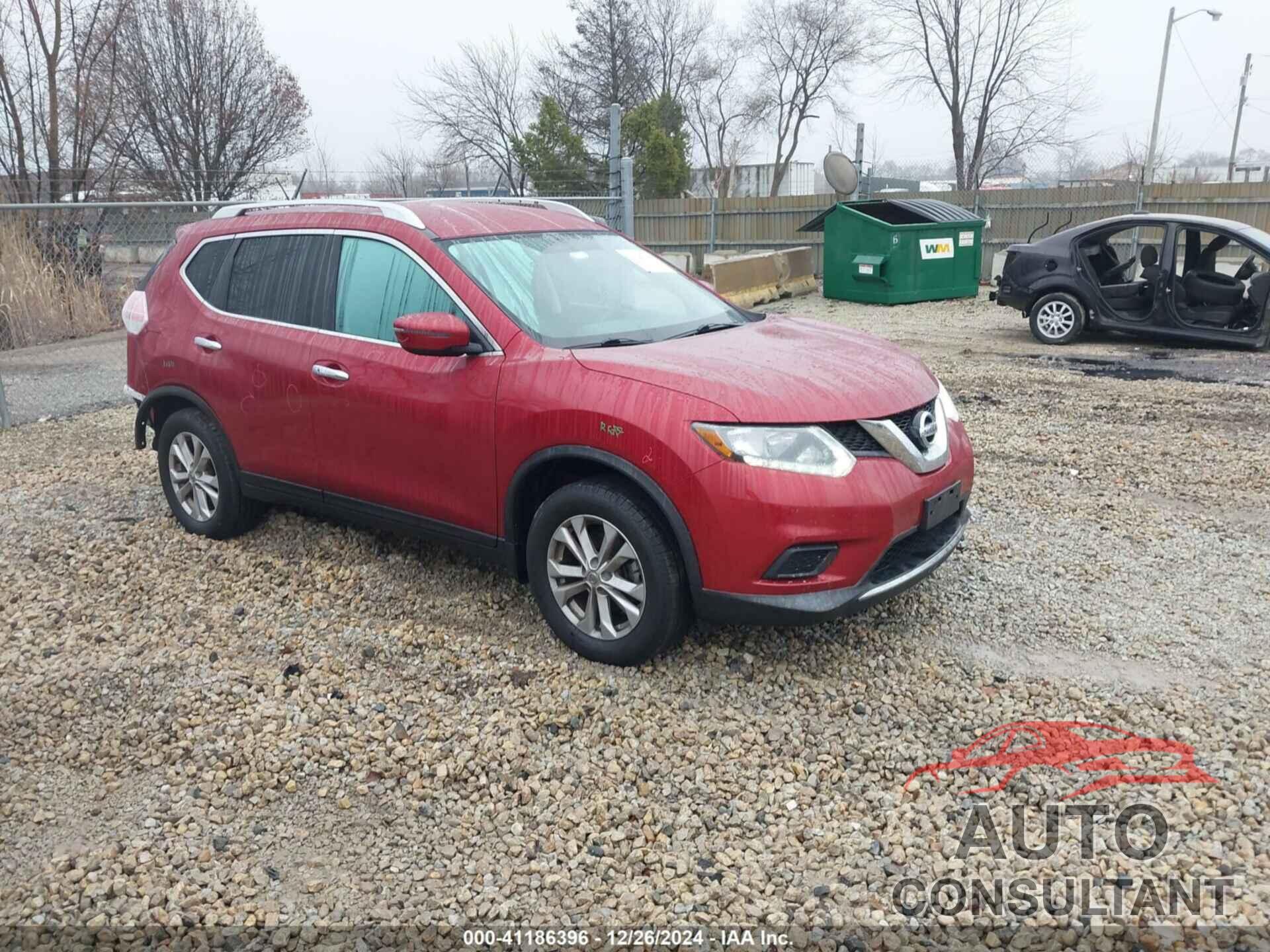 NISSAN ROGUE 2016 - KNMAT2MV3GP674108