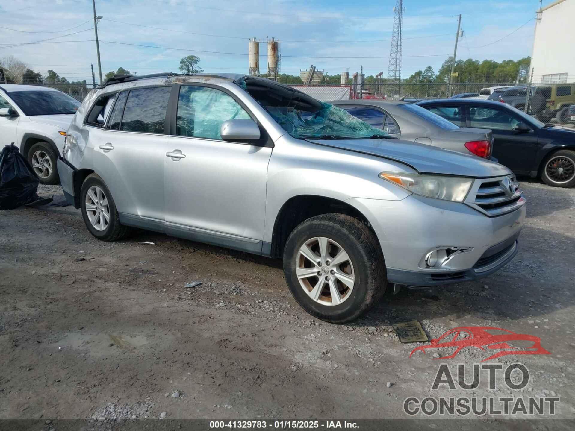 TOYOTA HIGHLANDER 2012 - 5TDZK3EH7CS086975