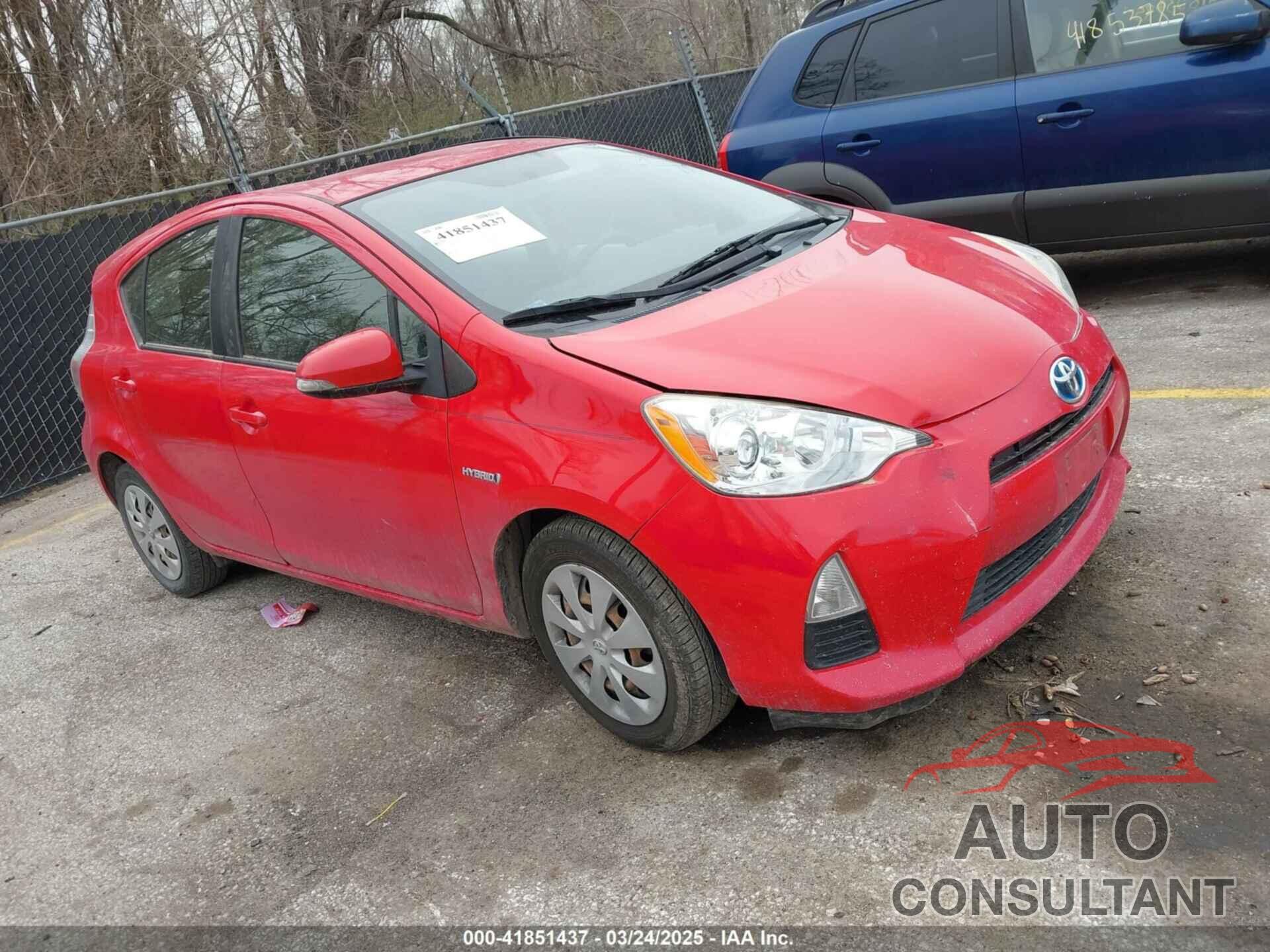 TOYOTA PRIUS C 2014 - JTDKDTB34E1561728