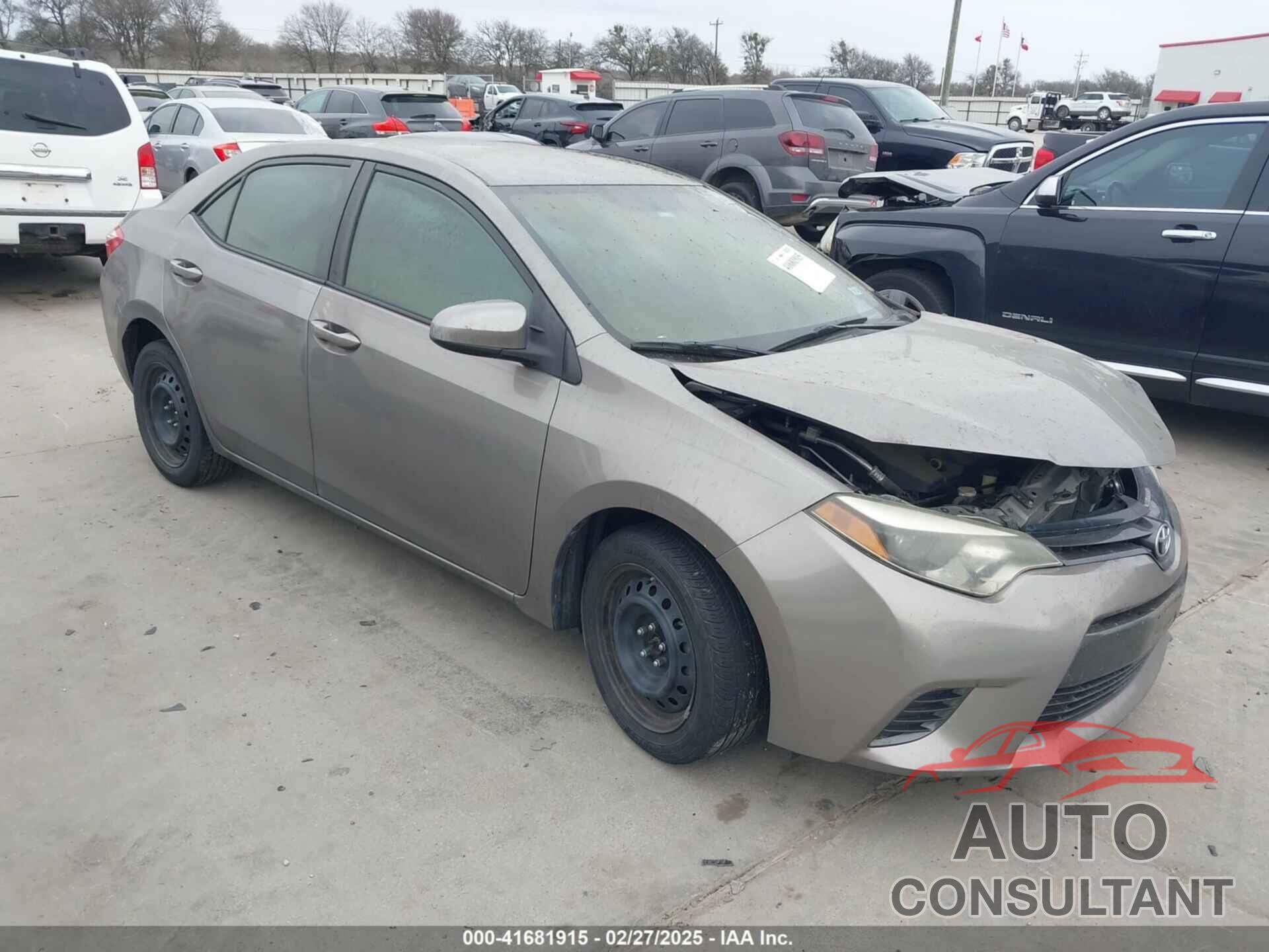 TOYOTA COROLLA 2015 - 5YFBURHE4FP294082