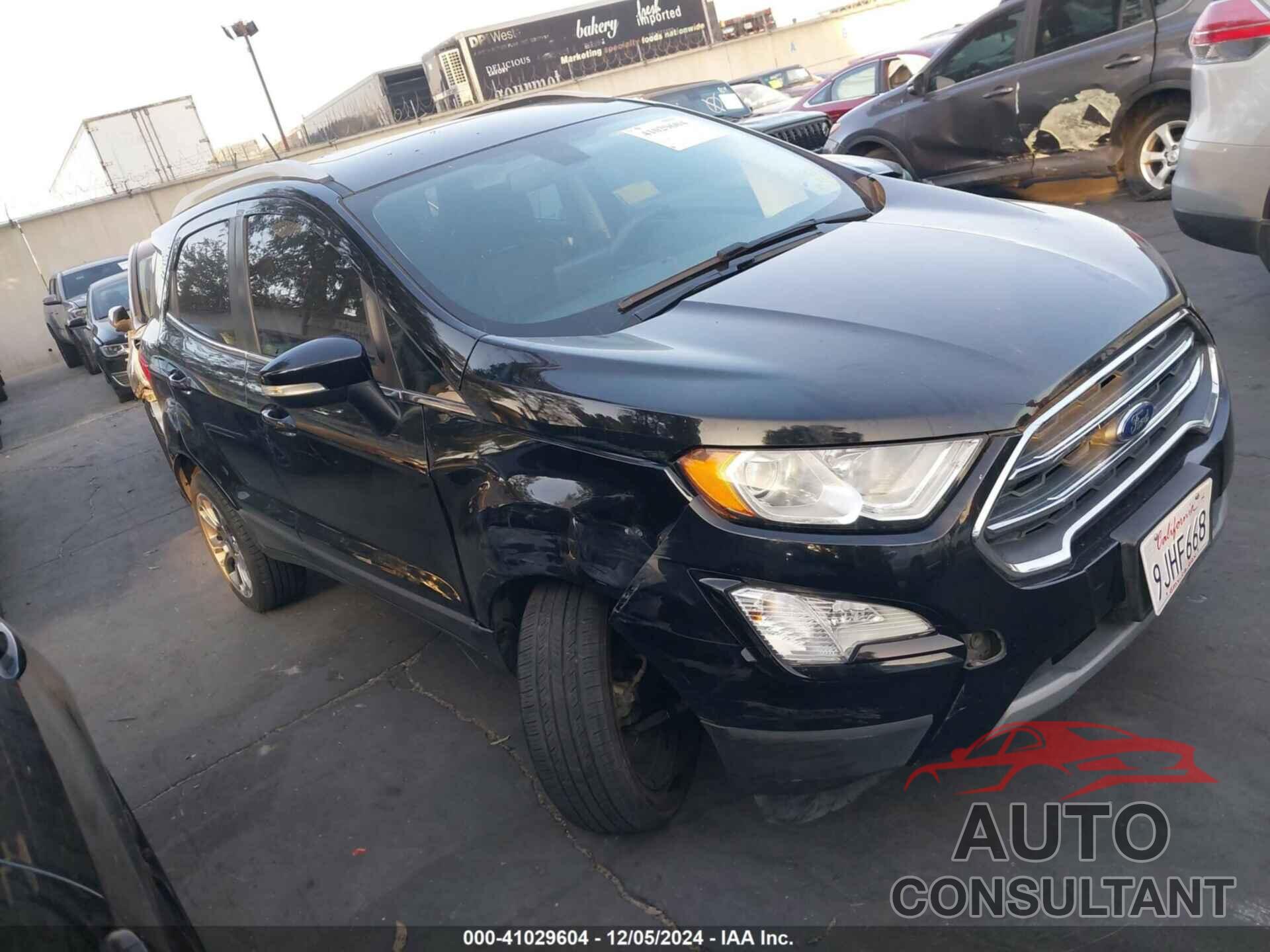 FORD ECOSPORT 2021 - MAJ3S2KE7MC436348