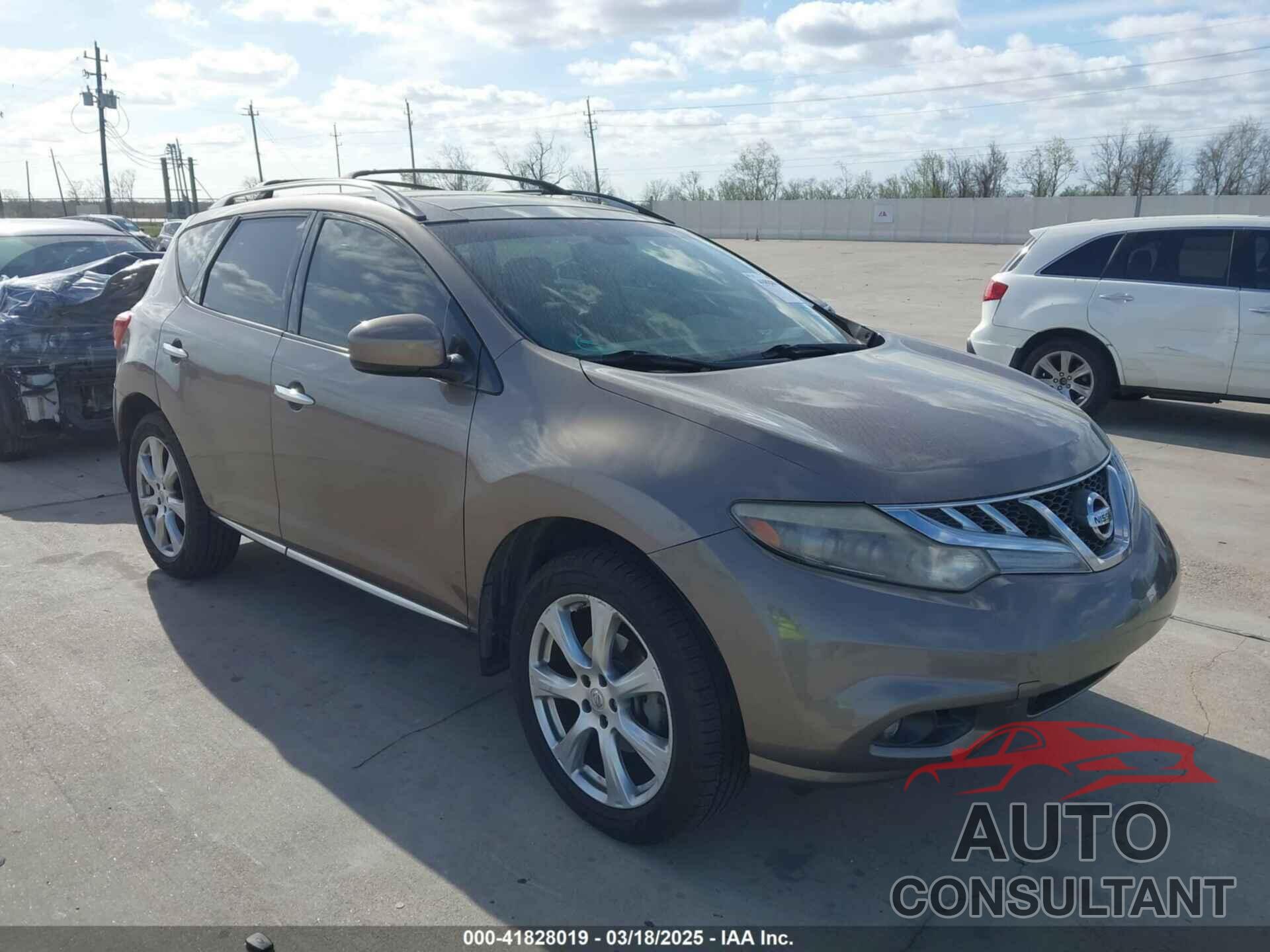 NISSAN MURANO 2013 - JN8AZ1MU4DW206443