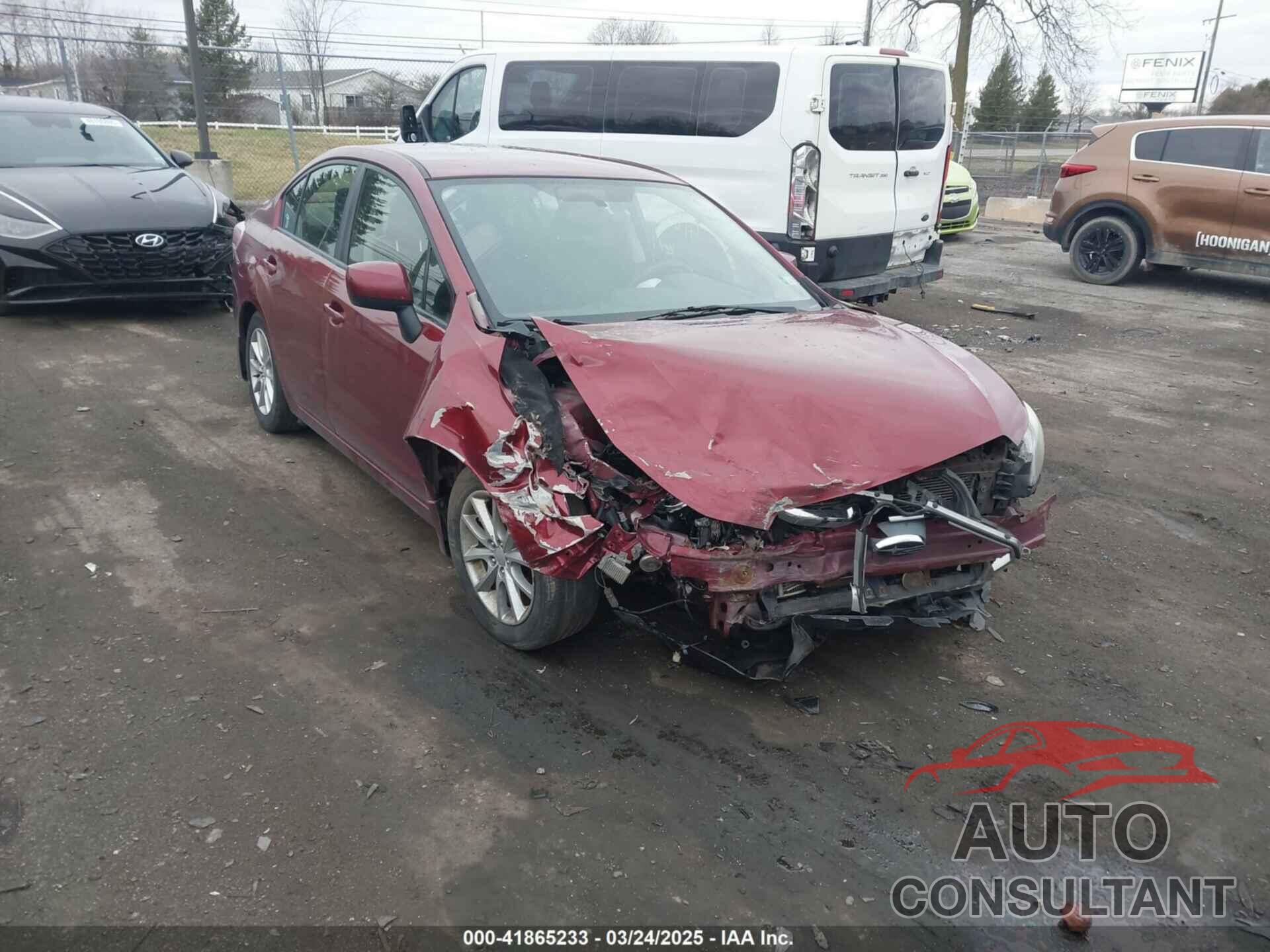 SUBARU IMPREZA 2012 - JF1GJAB69CH029527