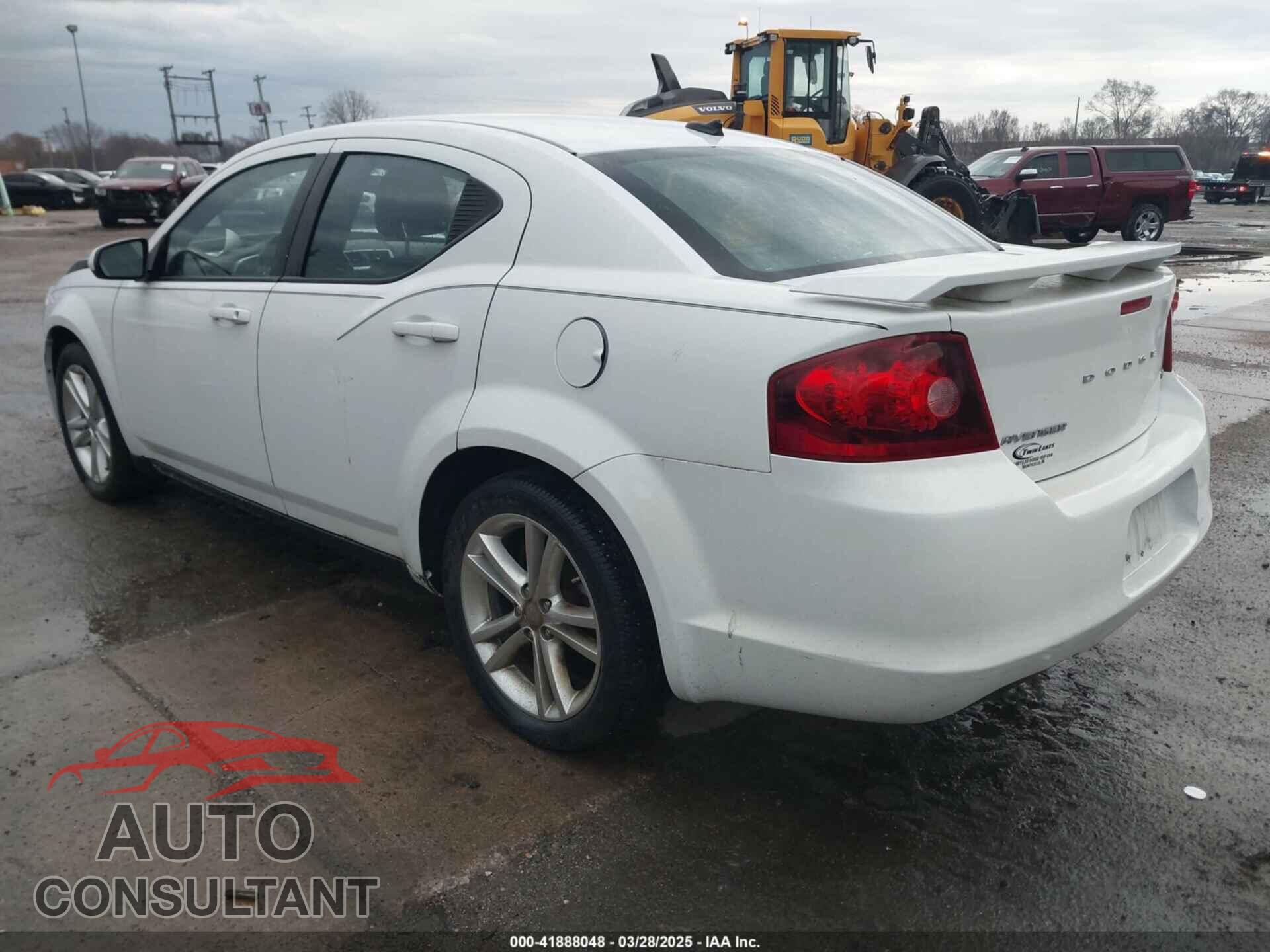 DODGE AVENGER 2012 - 1C3CDZCB2CN201400