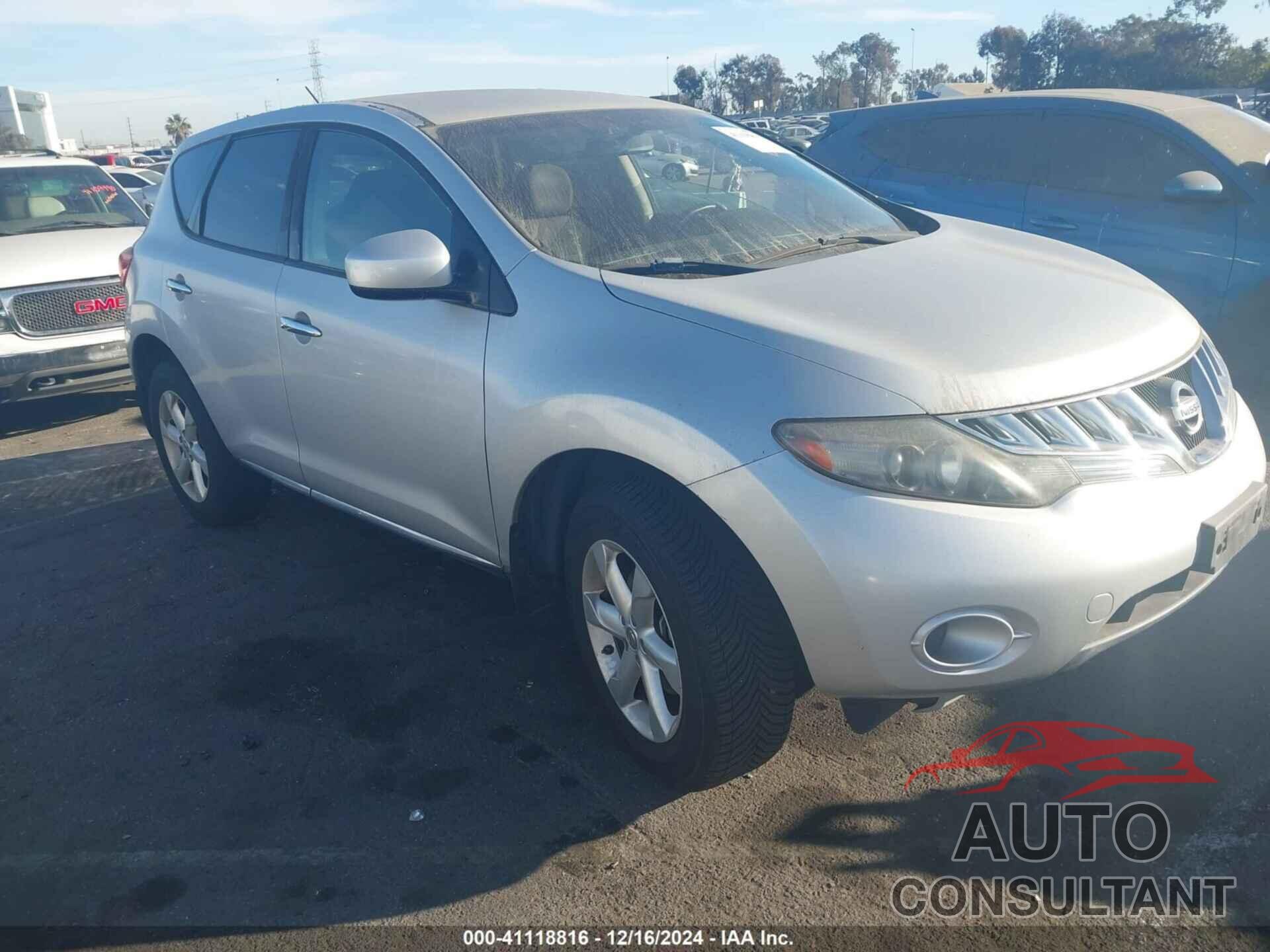 NISSAN MURANO 2010 - JN8AZ1MU4AW017299