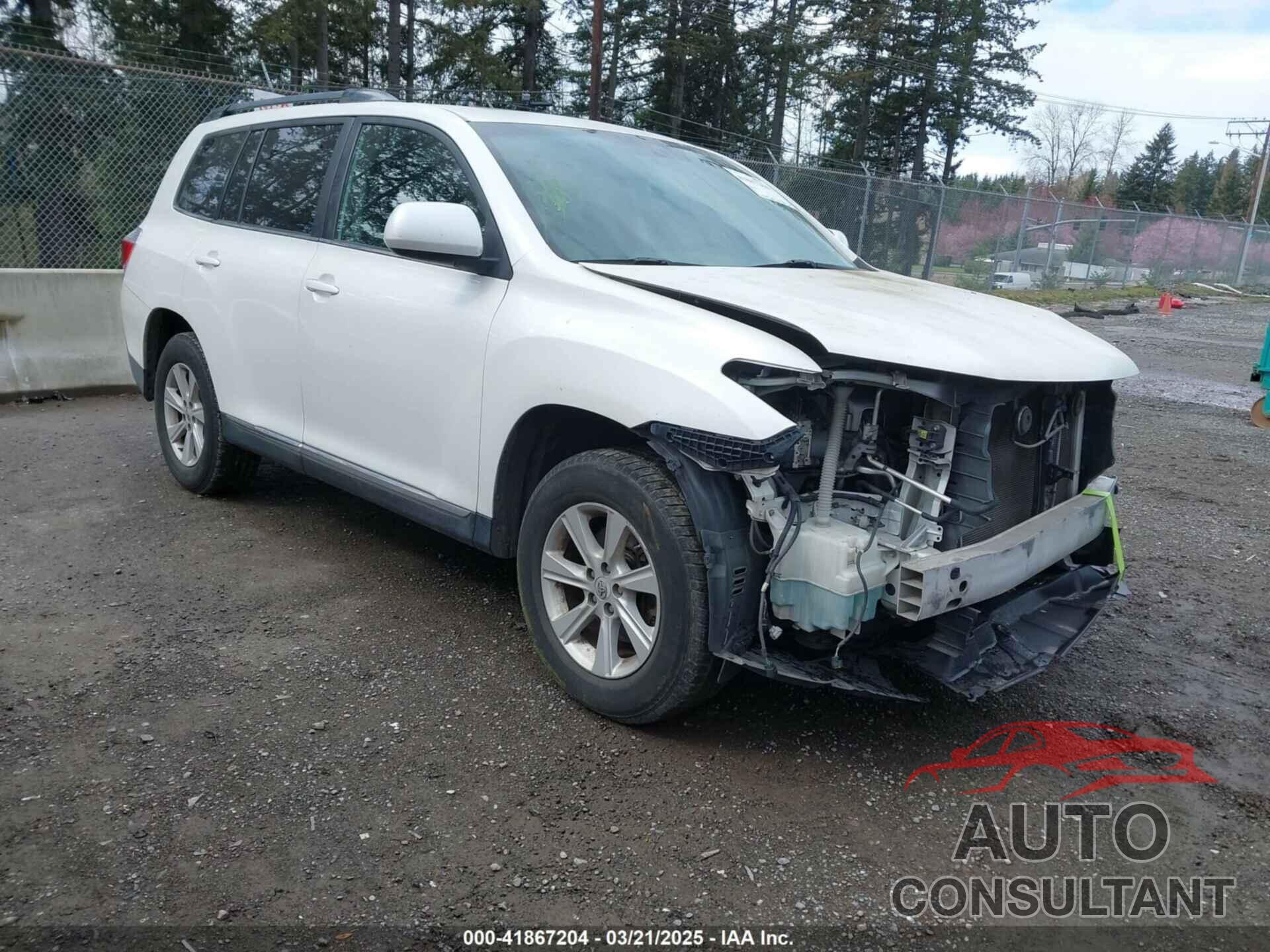 TOYOTA HIGHLANDER 2011 - 5TDBK3EH6BS051019