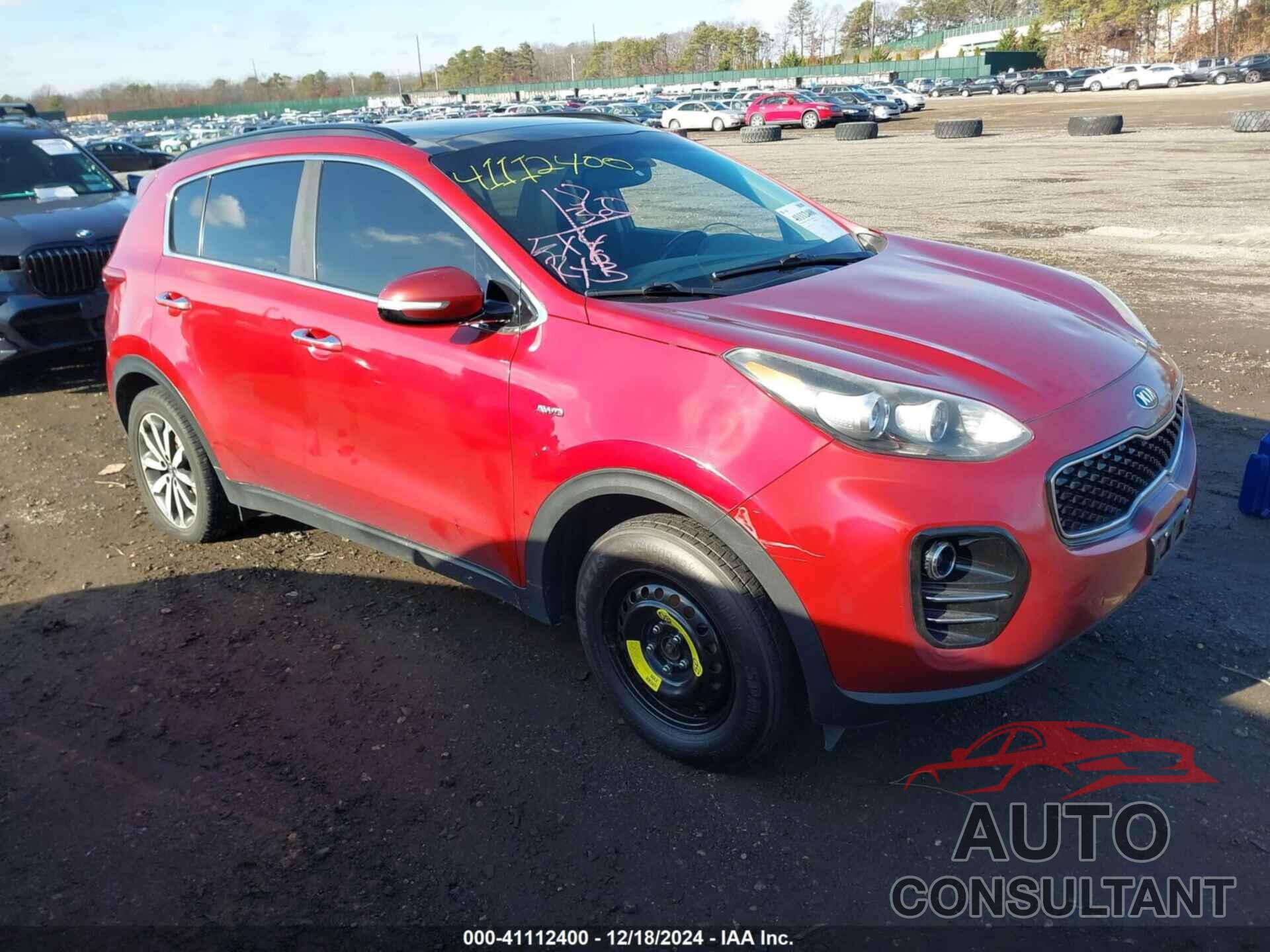 KIA SPORTAGE 2018 - KNDPNCAC1J7383692