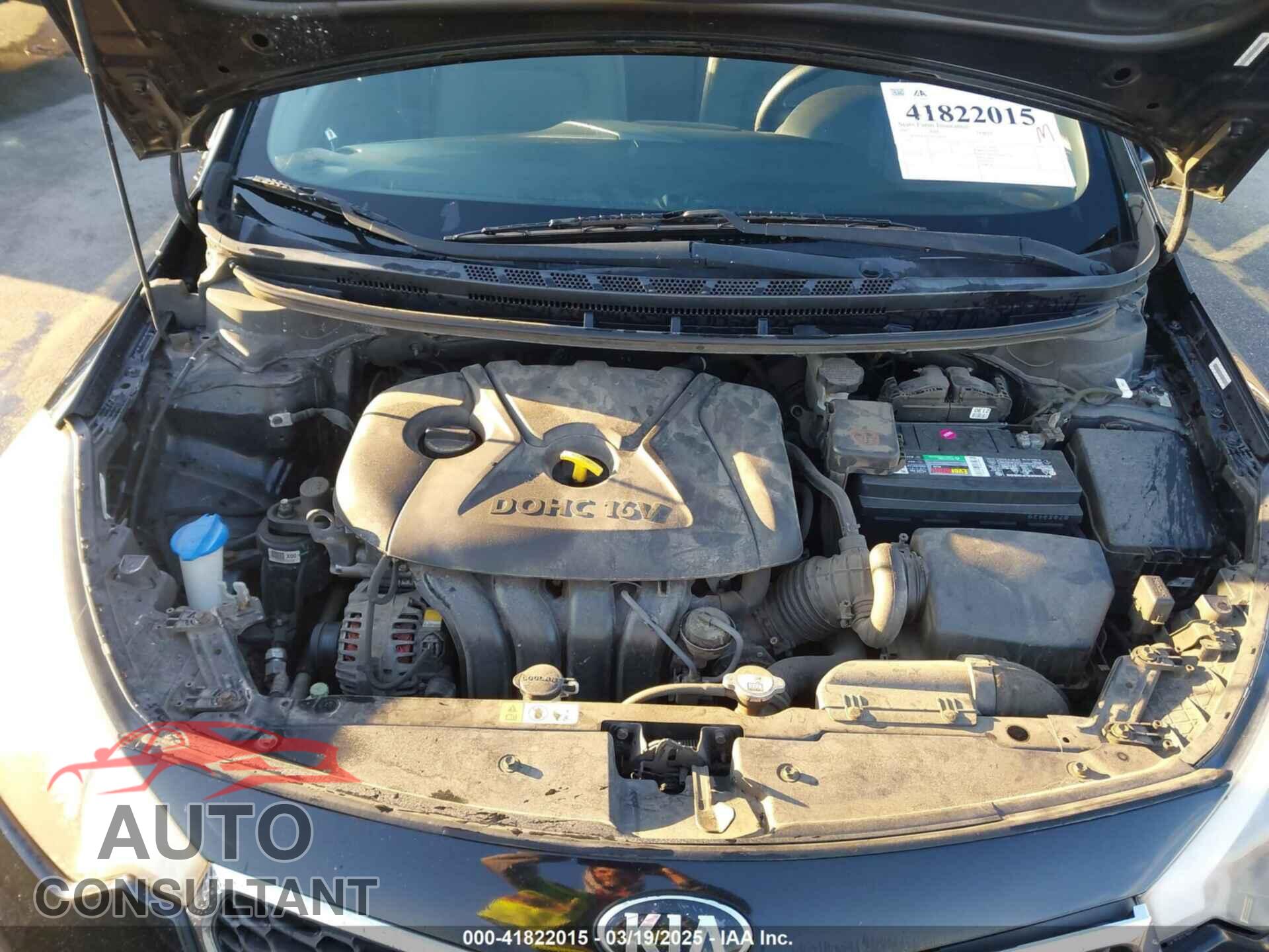 KIA FORTE 2015 - KNAFK4A67F5399397