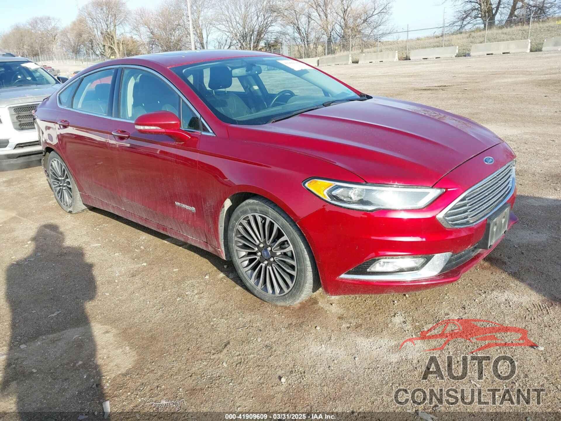 FORD FUSION HYBRID 2017 - 3FA6P0RU7HR157294