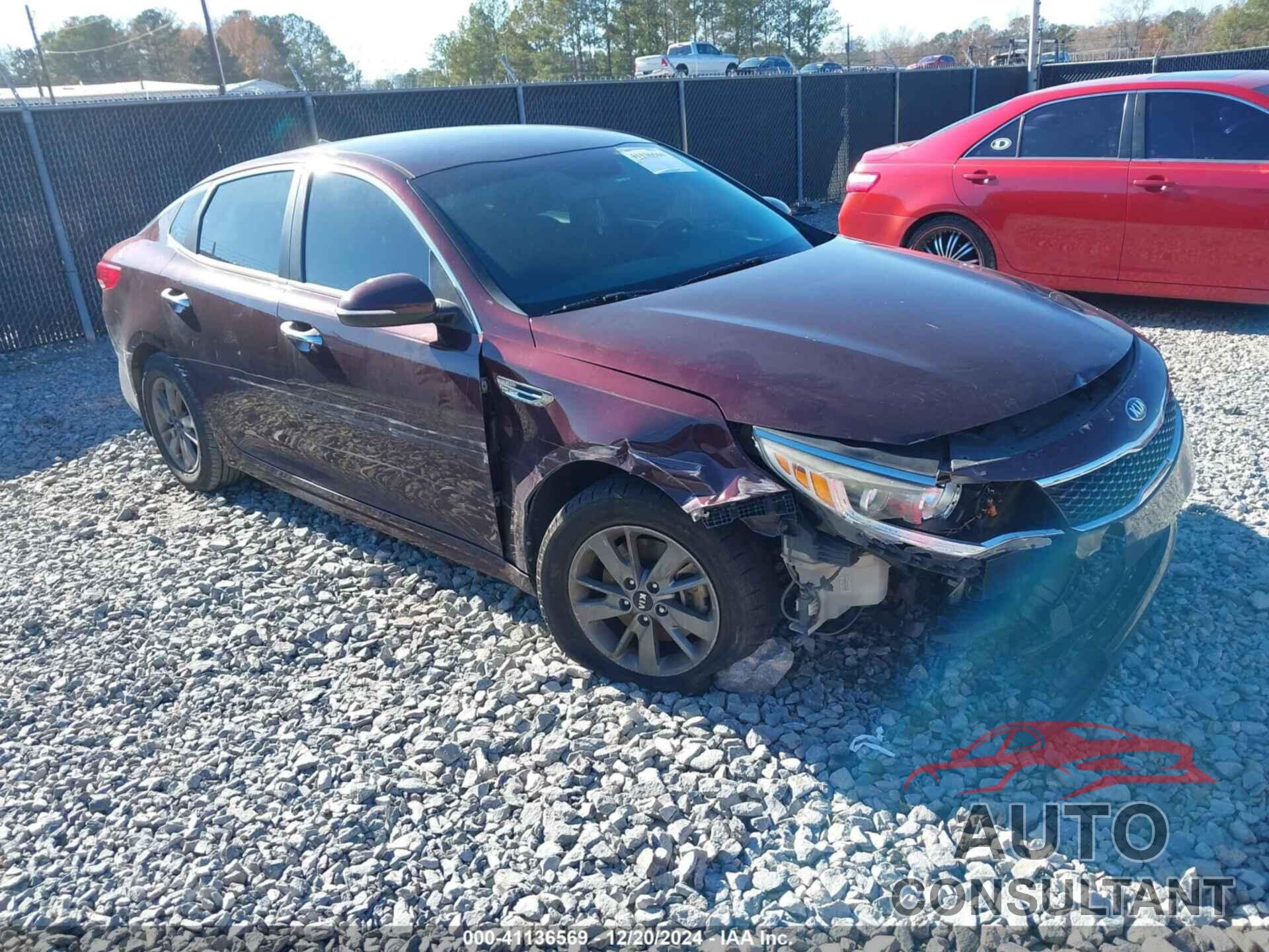 KIA OPTIMA 2016 - 5XXGT4L13GG093879