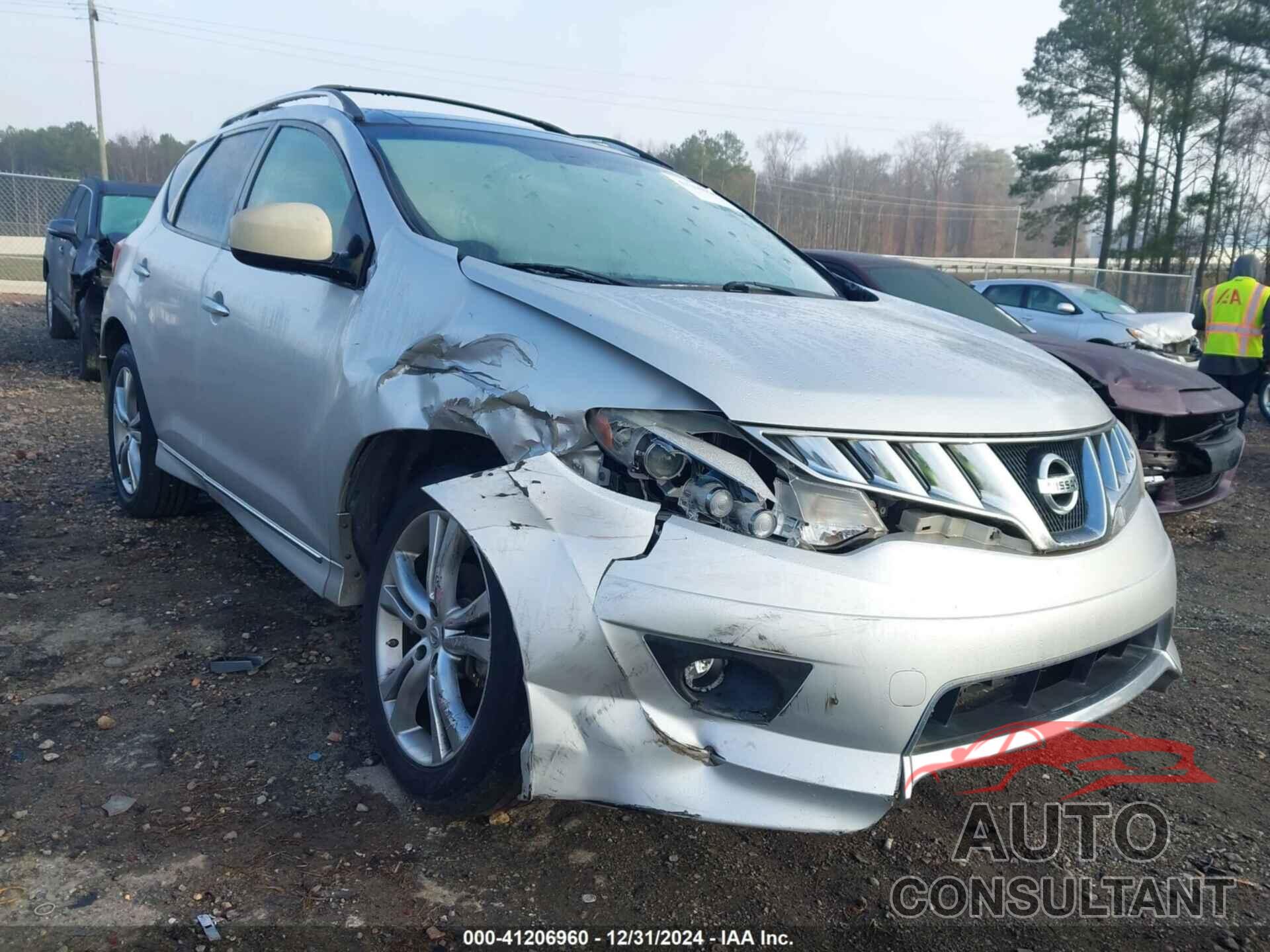 NISSAN MURANO 2010 - JN8AZ1MU8AW008606