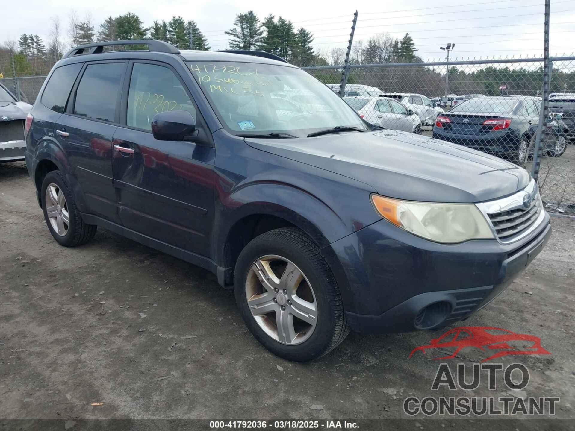 SUBARU FORESTER 2010 - JF2SH6CC4AH747762